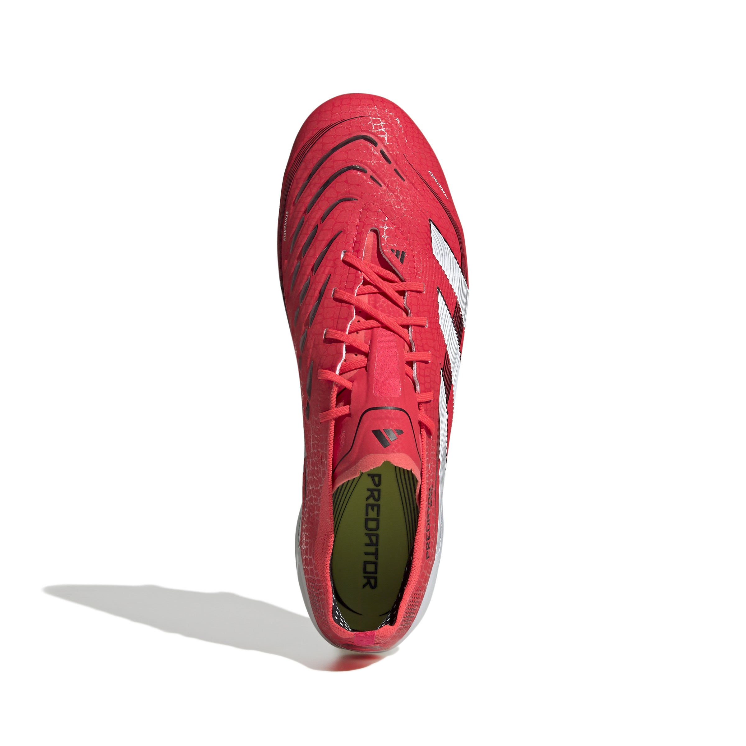 Botas de fútbol para terreno firme adidas Predator Elite en rojo y blanco