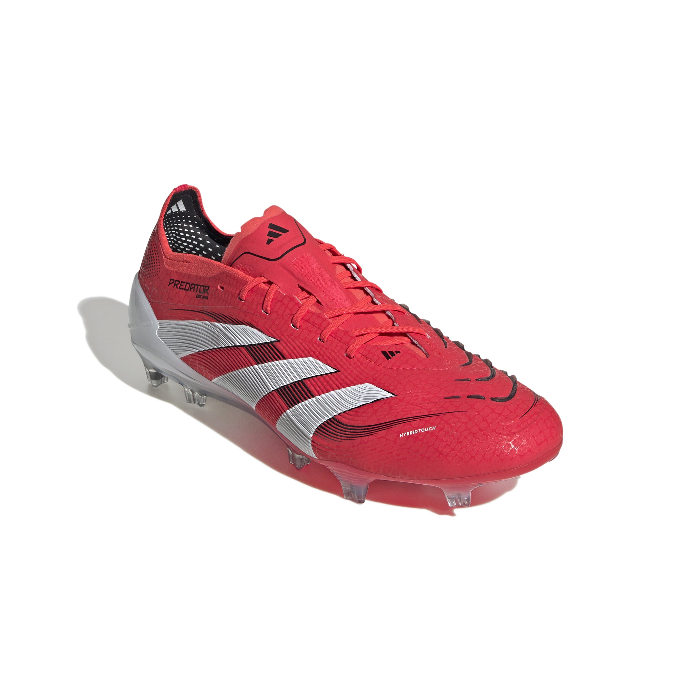 Botas de fútbol para terreno firme adidas Predator Elite en rojo y blanco