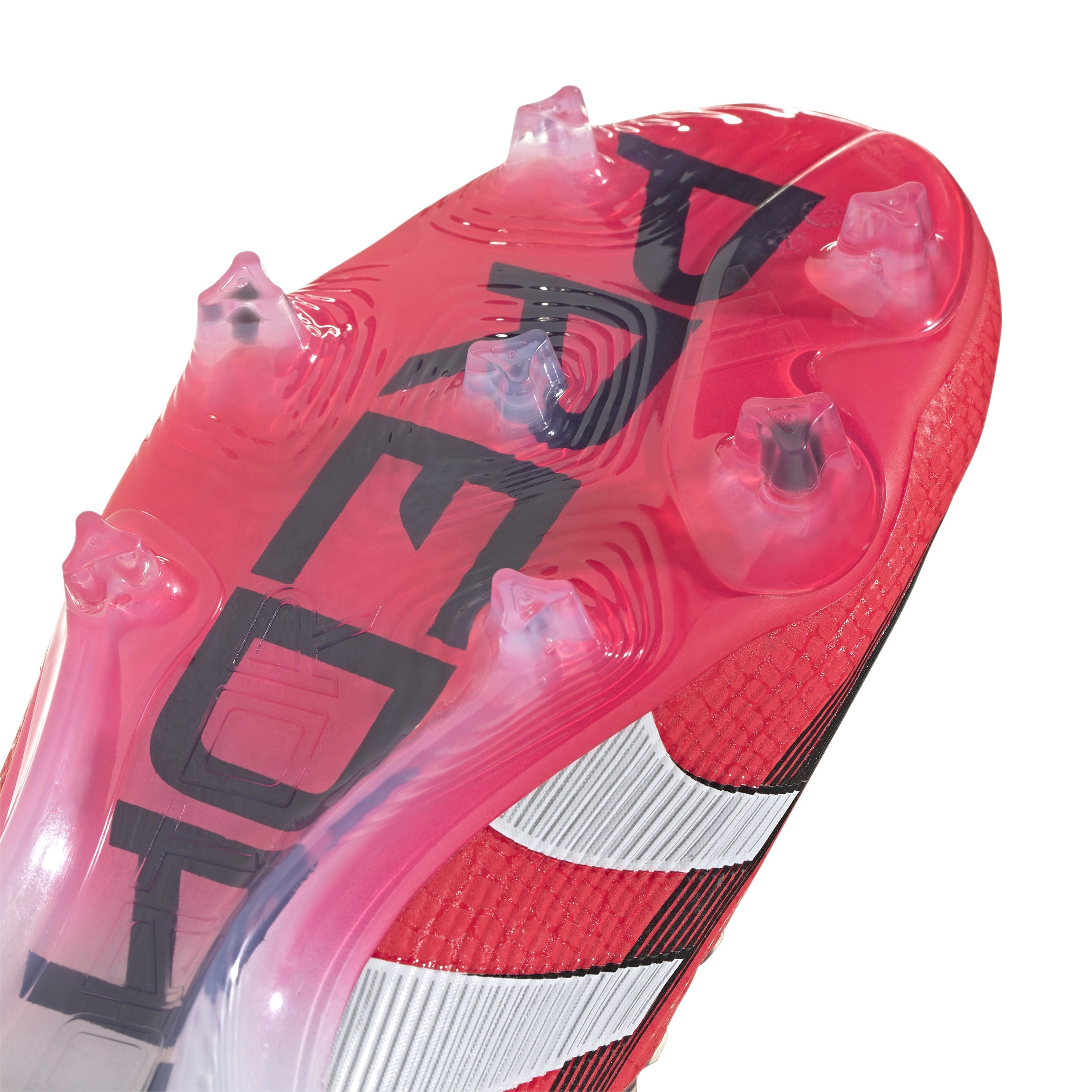 Botas de fútbol para terreno firme adidas Predator Elite en rojo y blanco