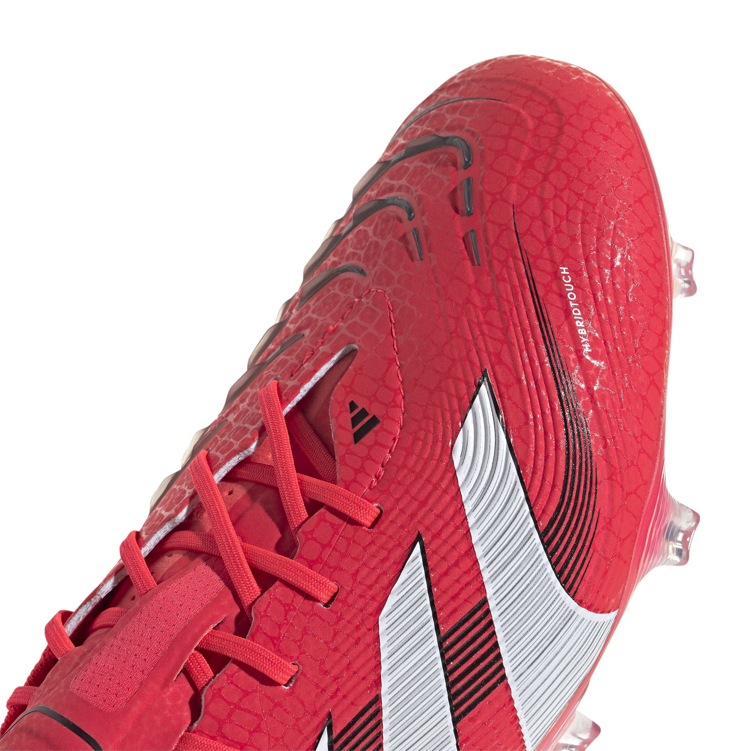 Botas de fútbol para terreno firme adidas Predator Elite en rojo y blanco