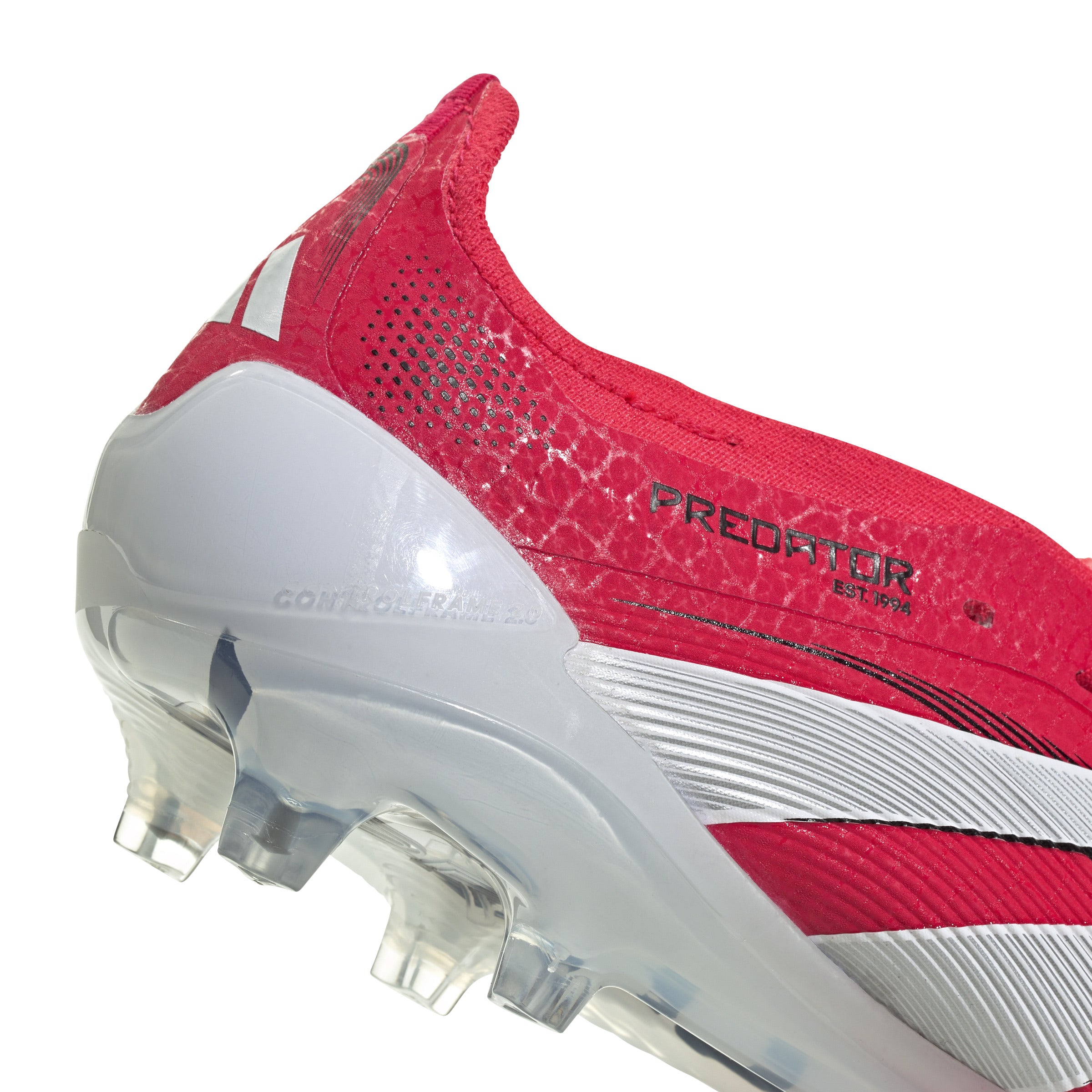 adidas Predator Elite Fold-Over Tongue FG Firm Ground Boots Red/White