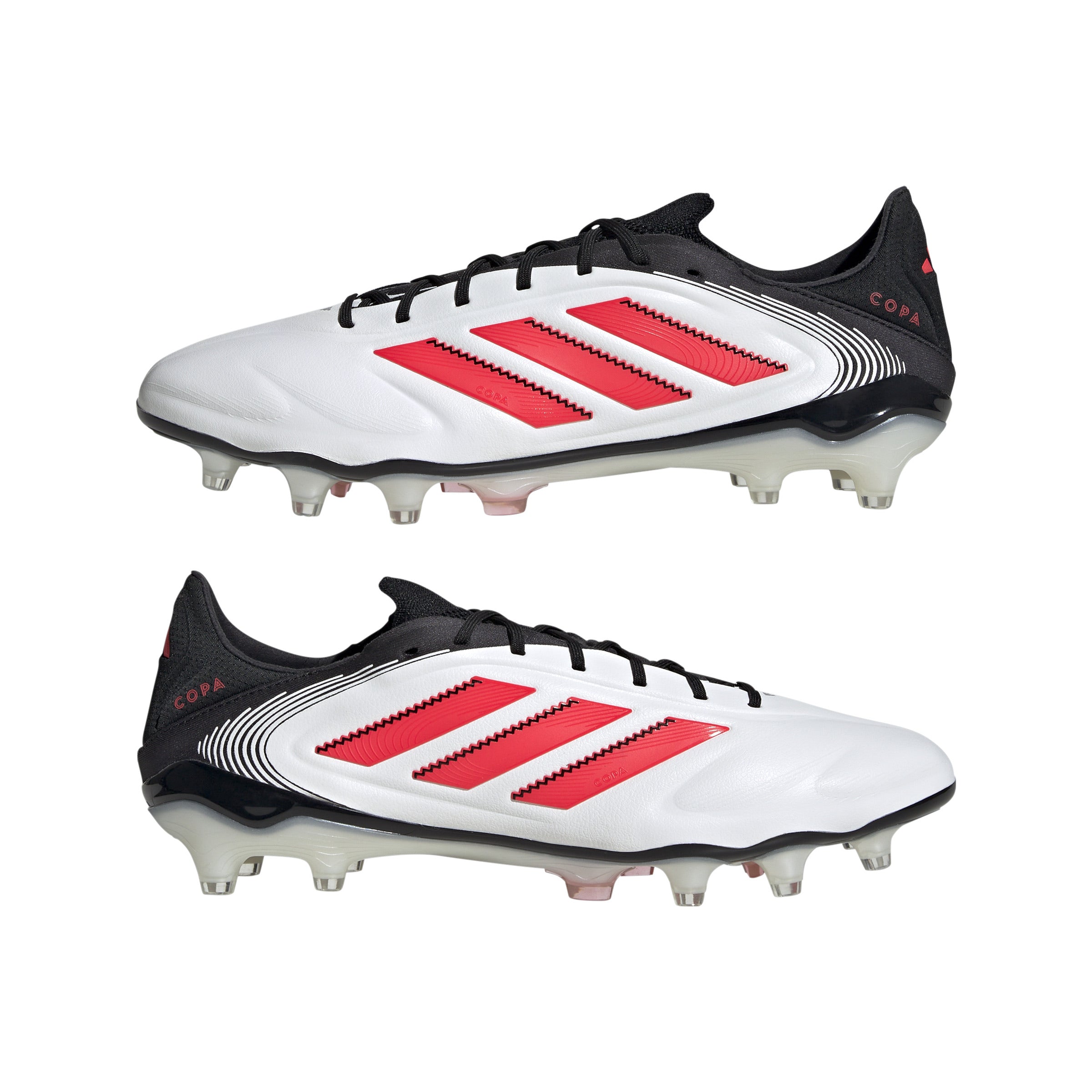 Botas de fútbol para terreno firme adidas Copa Pure 3 Elite FG blanco/rojo