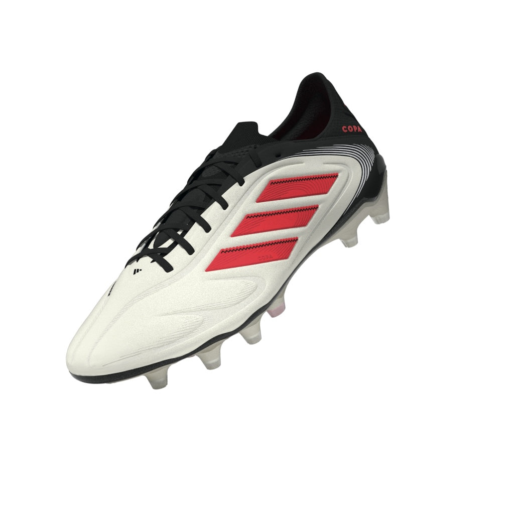 Botas de fútbol para terreno firme adidas Copa Pure 3 Elite FG blanco/rojo