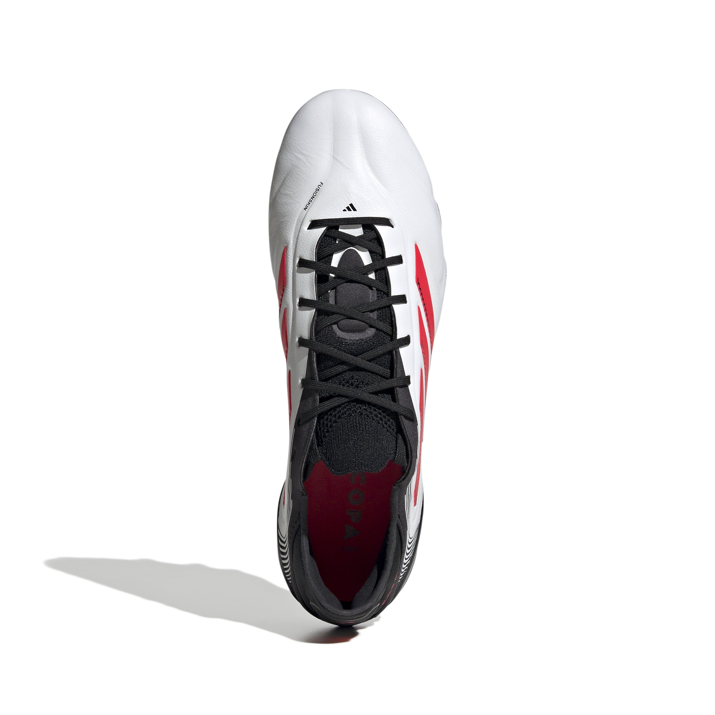 Botas de fútbol para terreno firme adidas Copa Pure 3 Elite FG blanco/rojo