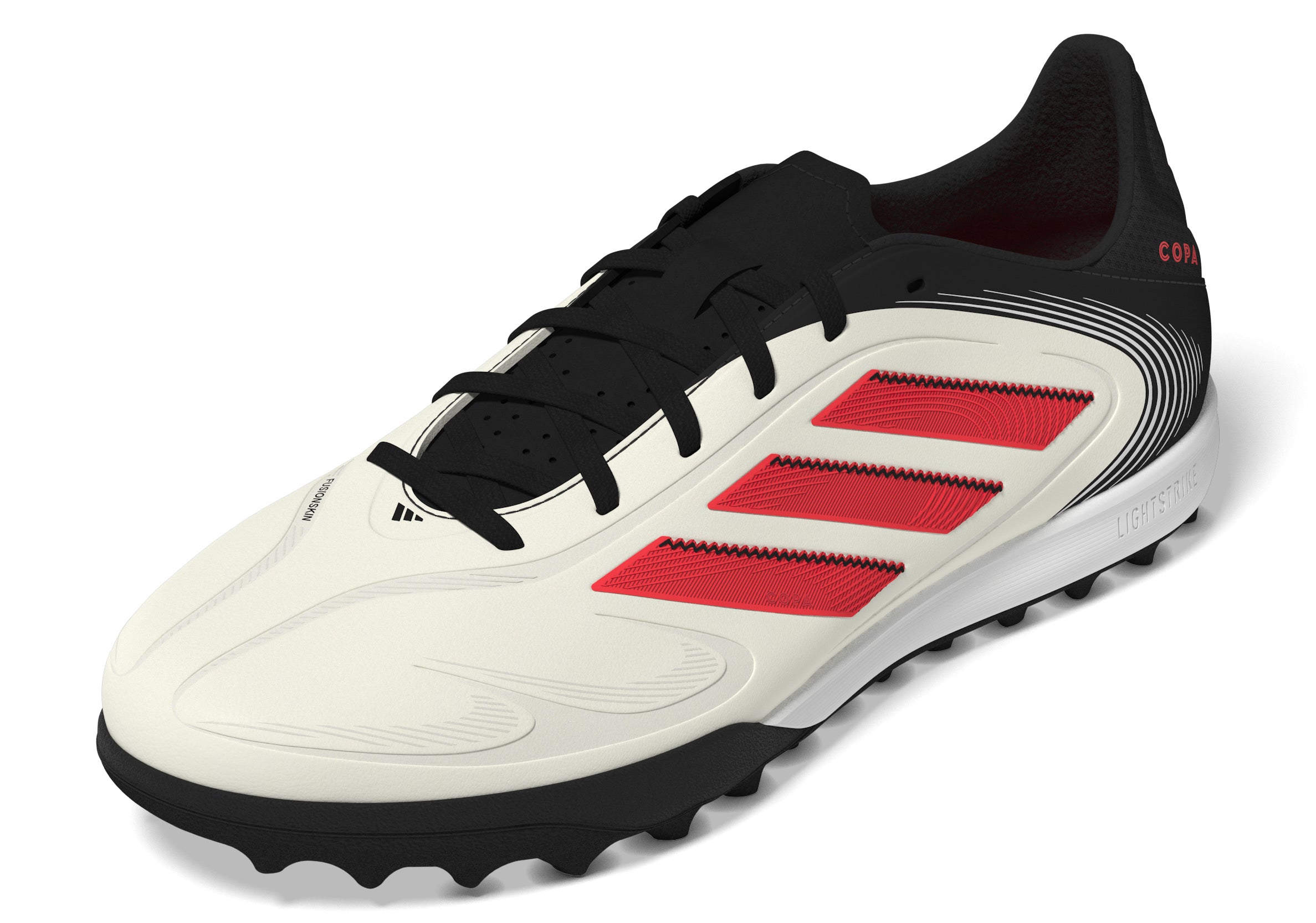 Botas de fútbol adidas Copa Pure 3 League Turf blanco/rojo