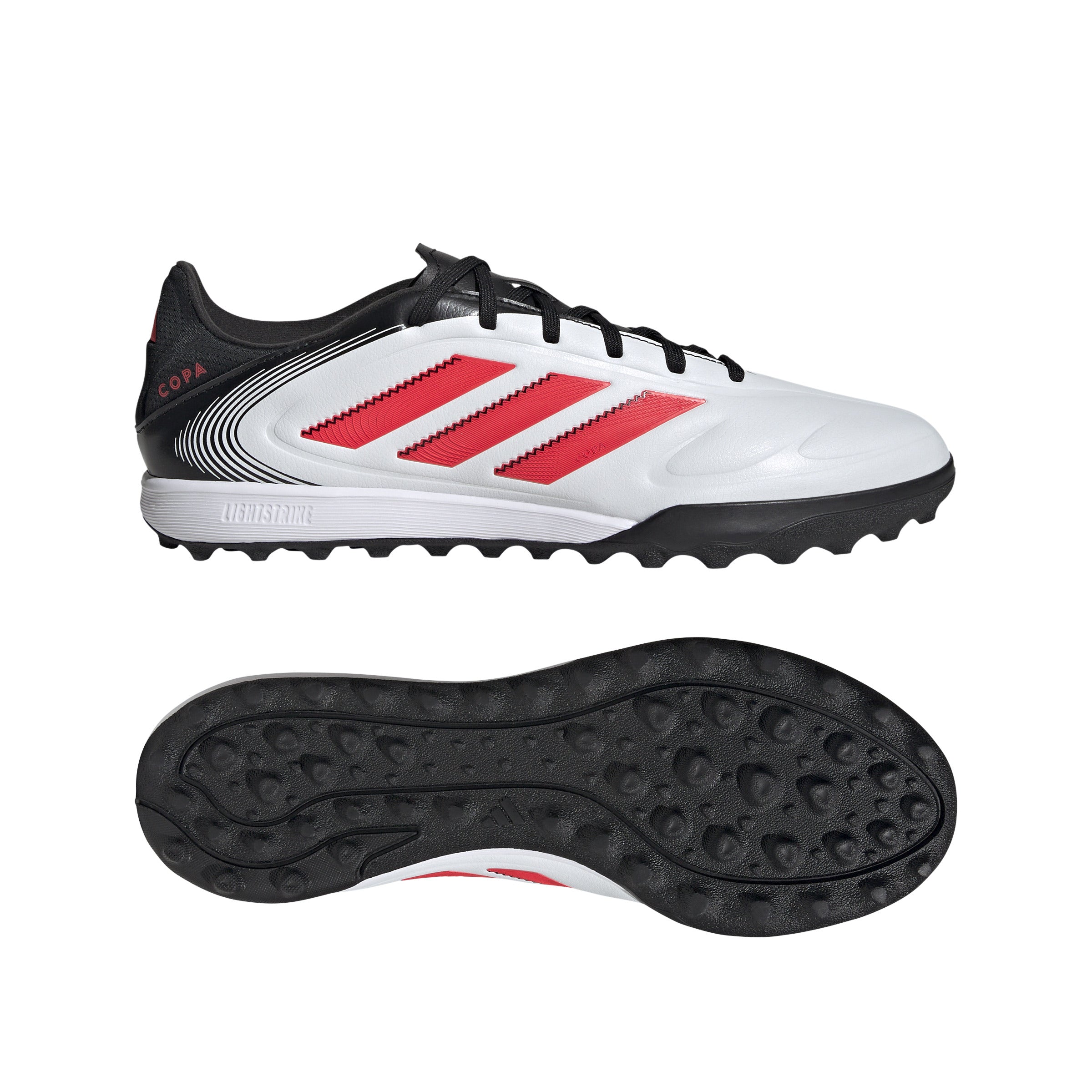 Botas de fútbol adidas Copa Pure 3 League Turf blanco/rojo