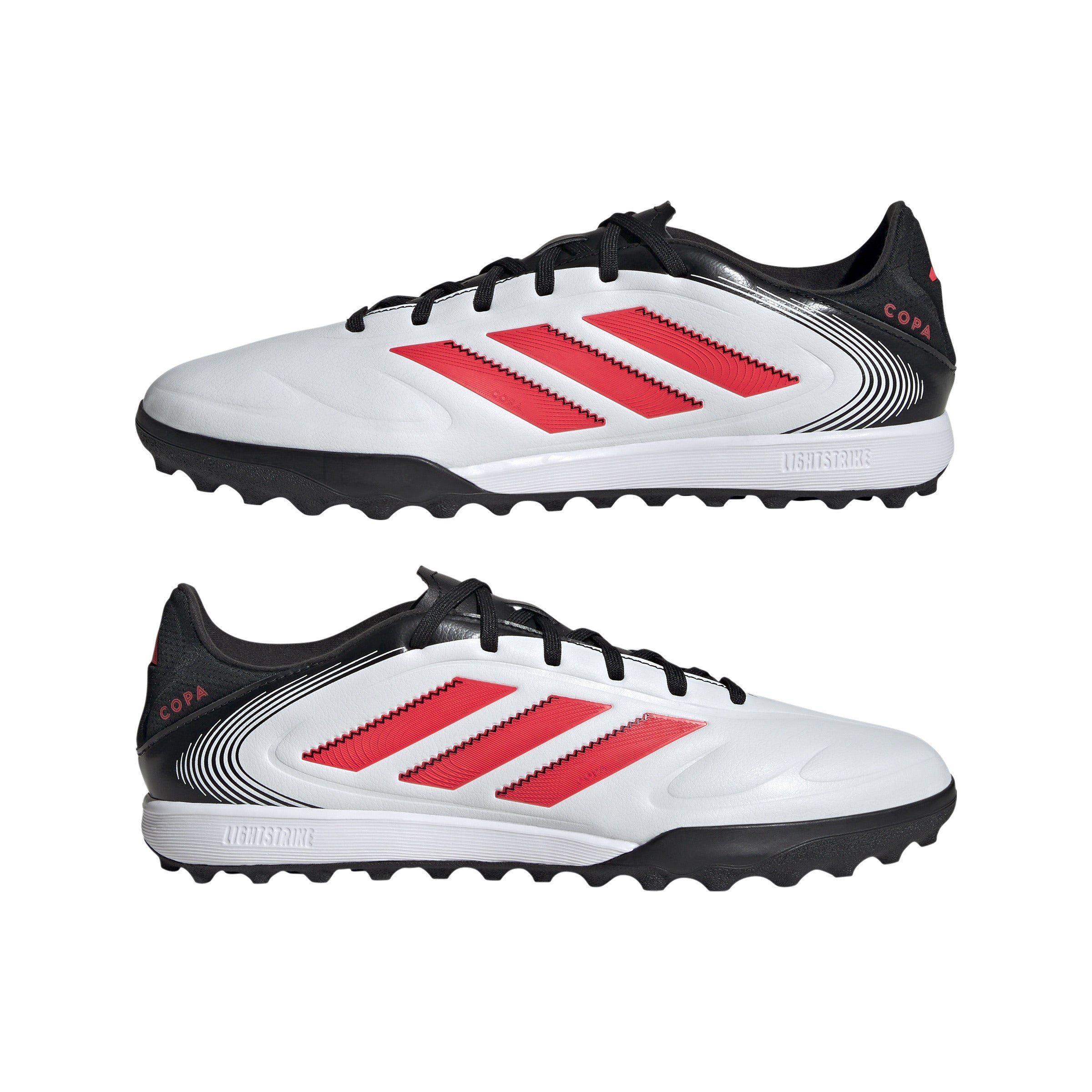 Botas de fútbol adidas Copa Pure 3 League Turf blanco/rojo