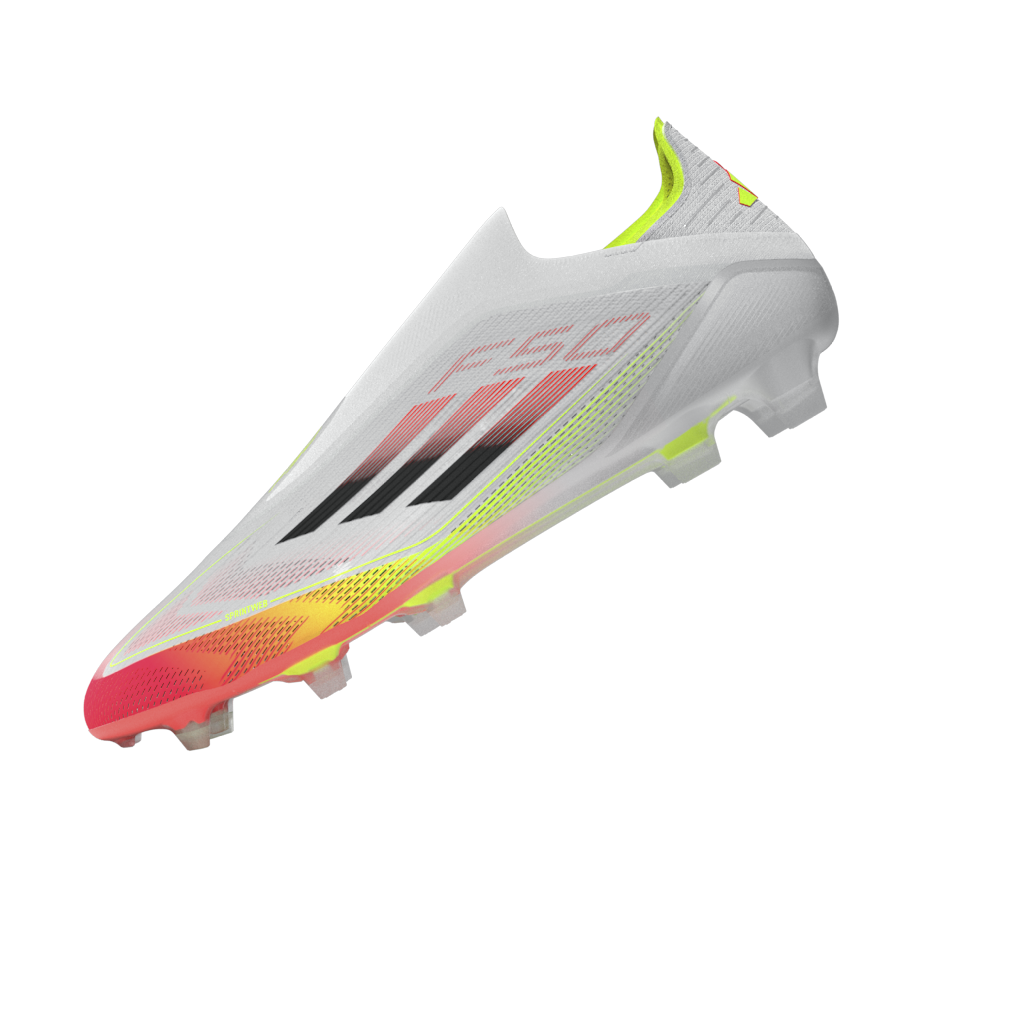 adidas F50 Elite Laceless Firm Ground Boots White/Black