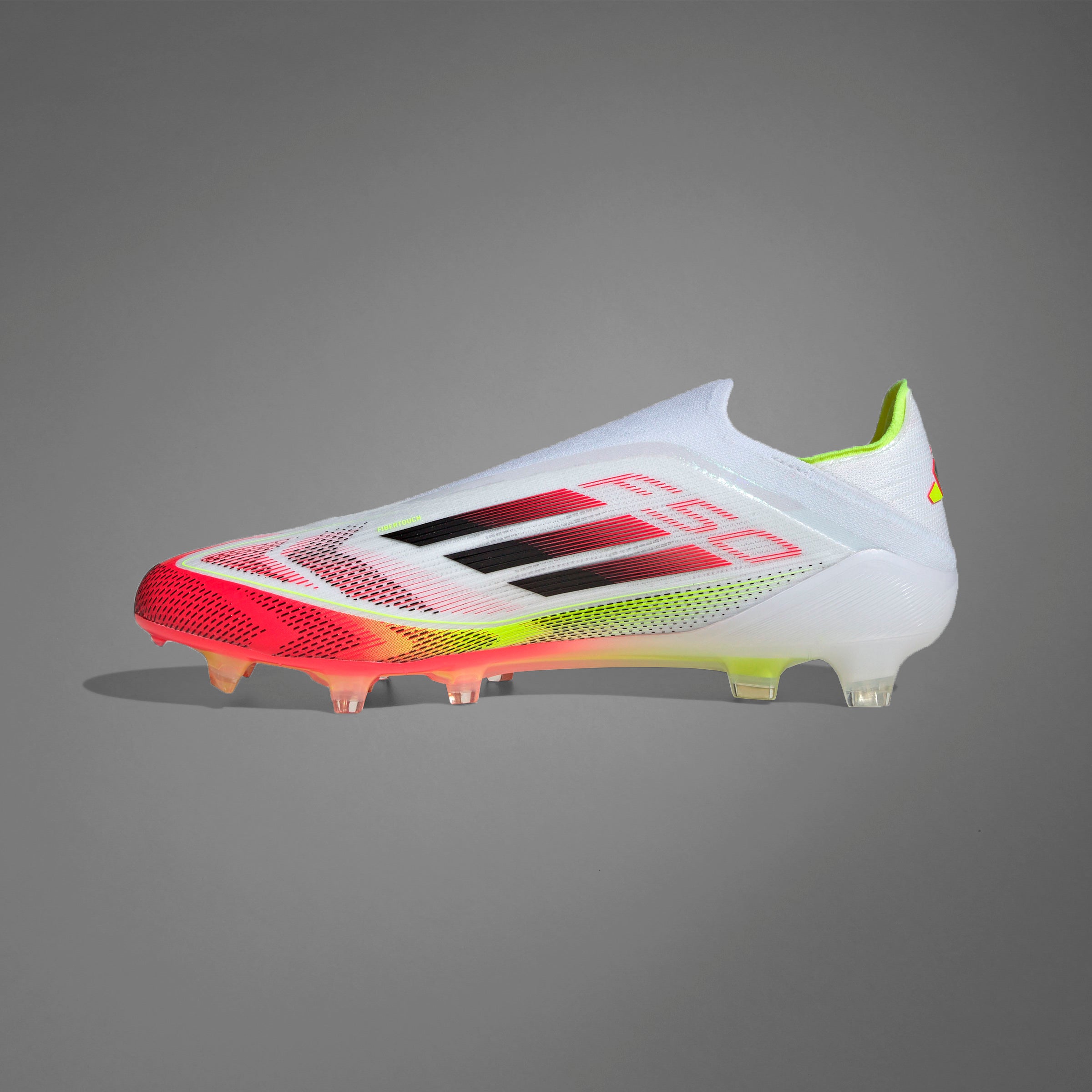 adidas F50 Elite Laceless Firm Ground Boots White/Black