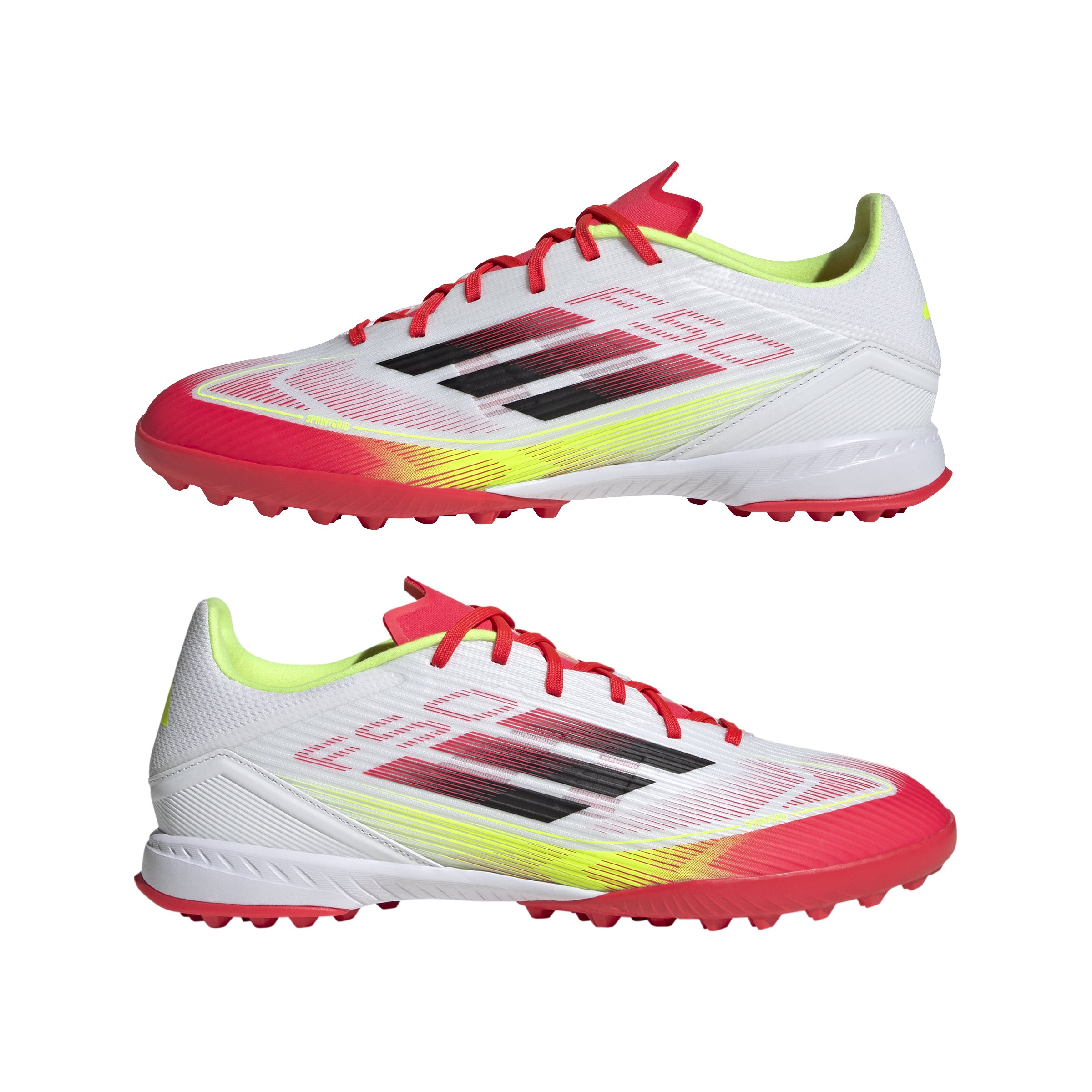 adidas F50 League Turf Boots White/Black