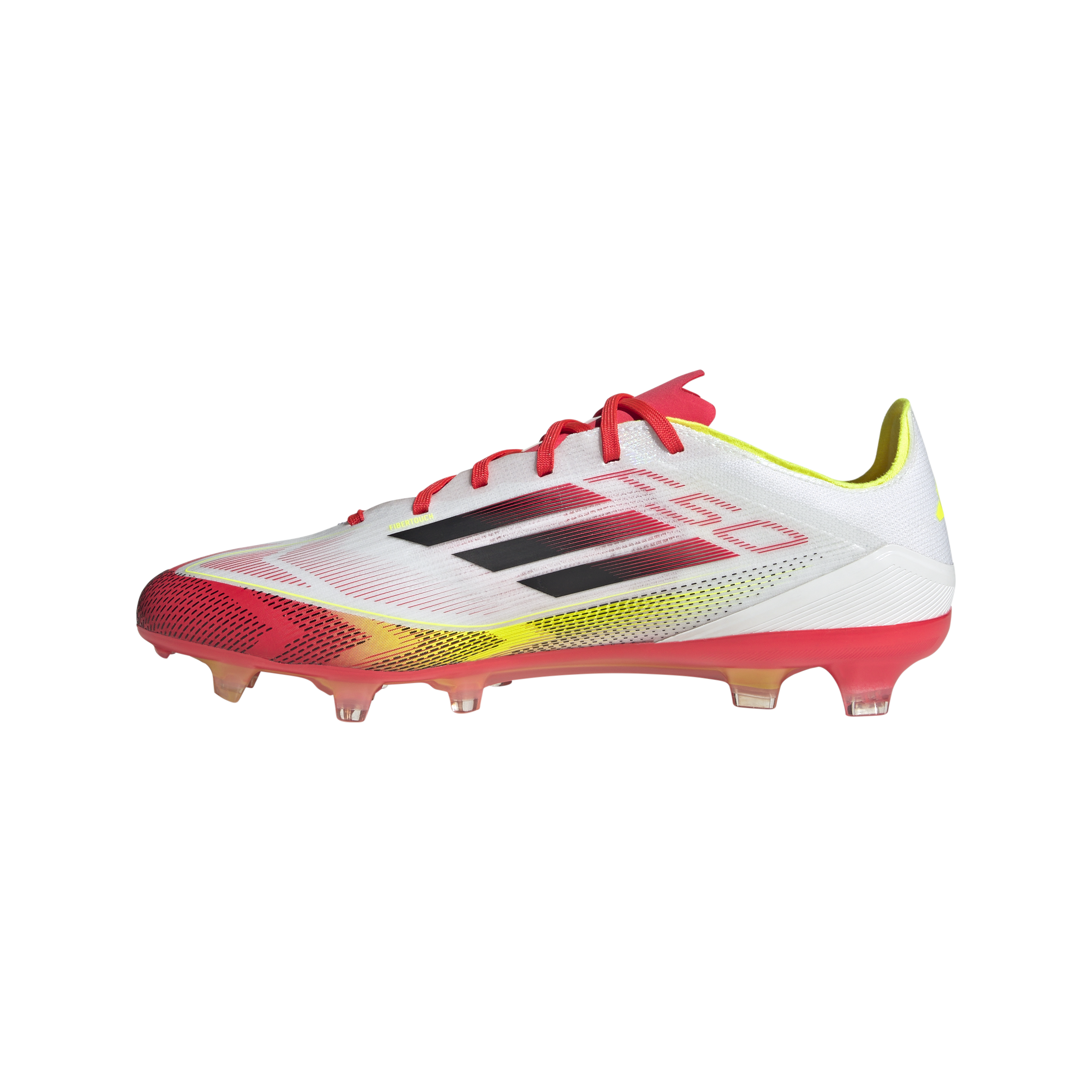 Botas de fútbol para terreno firme adidas F50 Pro en blanco y negro