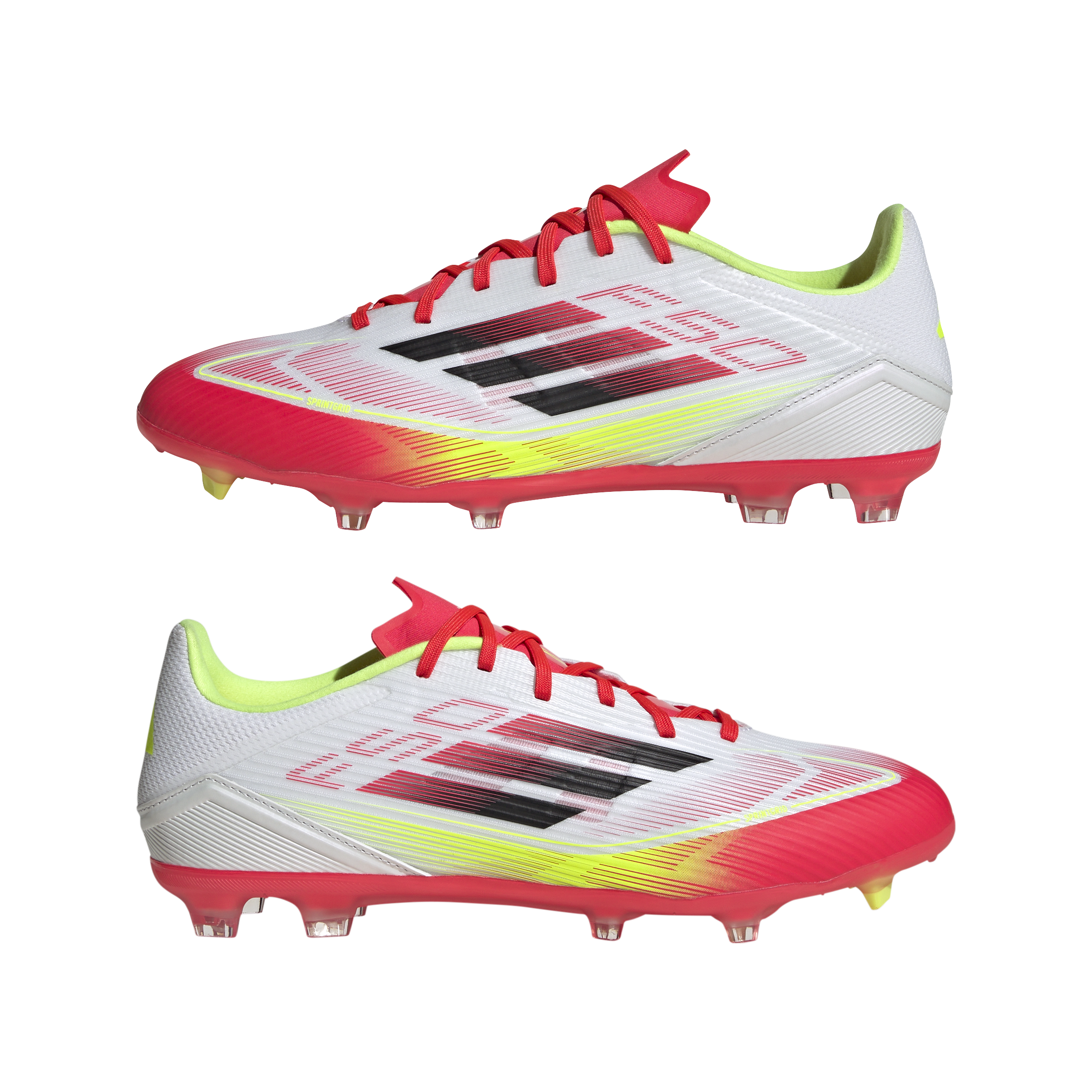 adidas F50 League Firm/Multi-Ground Boots White/Black