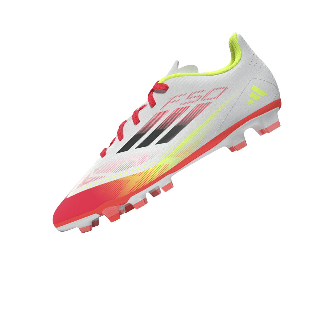 adidas F50 Club Firm/Multi-Ground Boots Kids White/Black