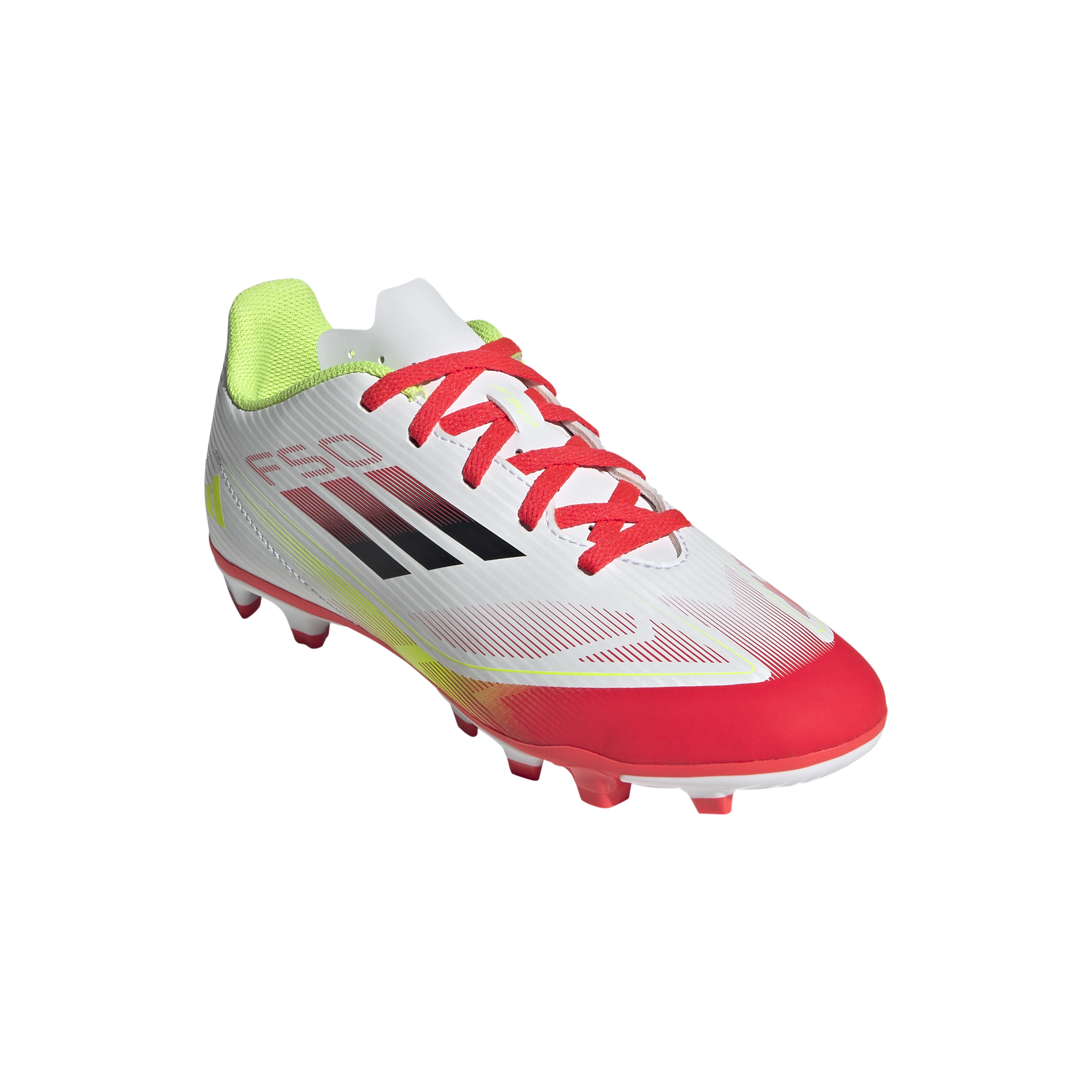 adidas F50 Club Firm/Multi-Ground Boots Kids White/Black