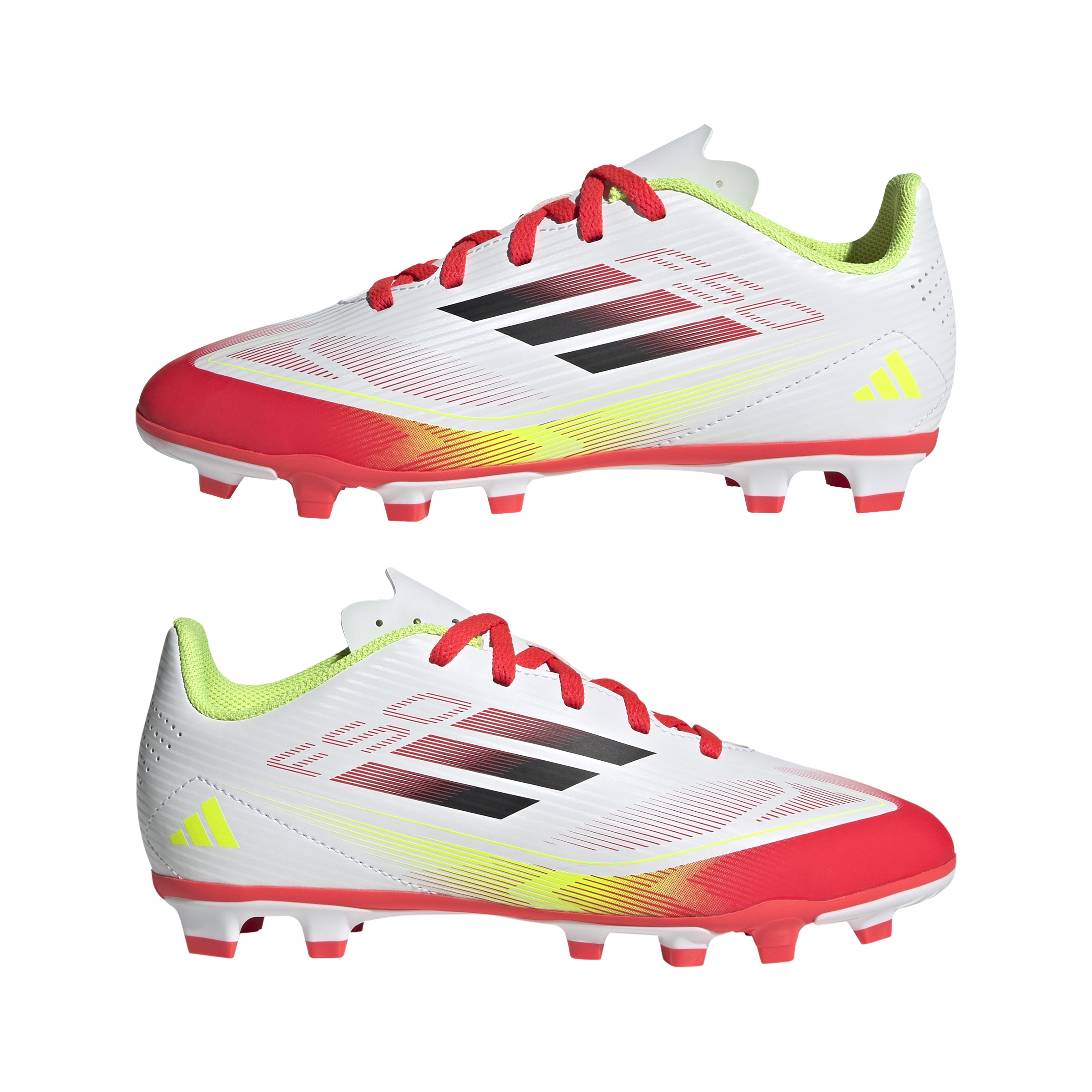 adidas F50 Club Firm/Multi-Ground Boots Kids White/Black