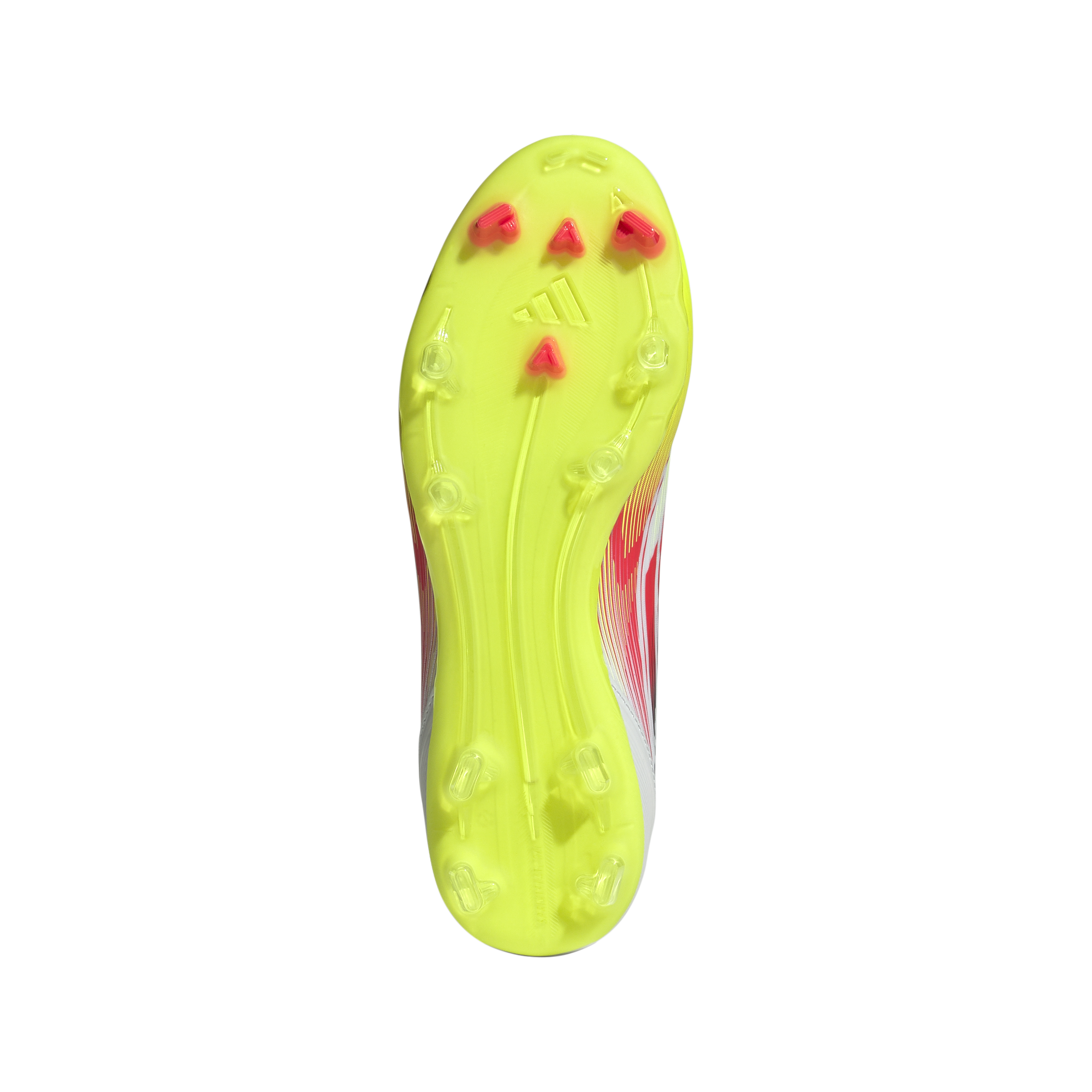 adidas F50 League Mid Firm/Multi-Ground Boots White/Red/Yellow