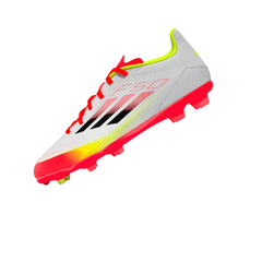 adidas F50 League Firm/Multi-Ground Boots Kids White/Black