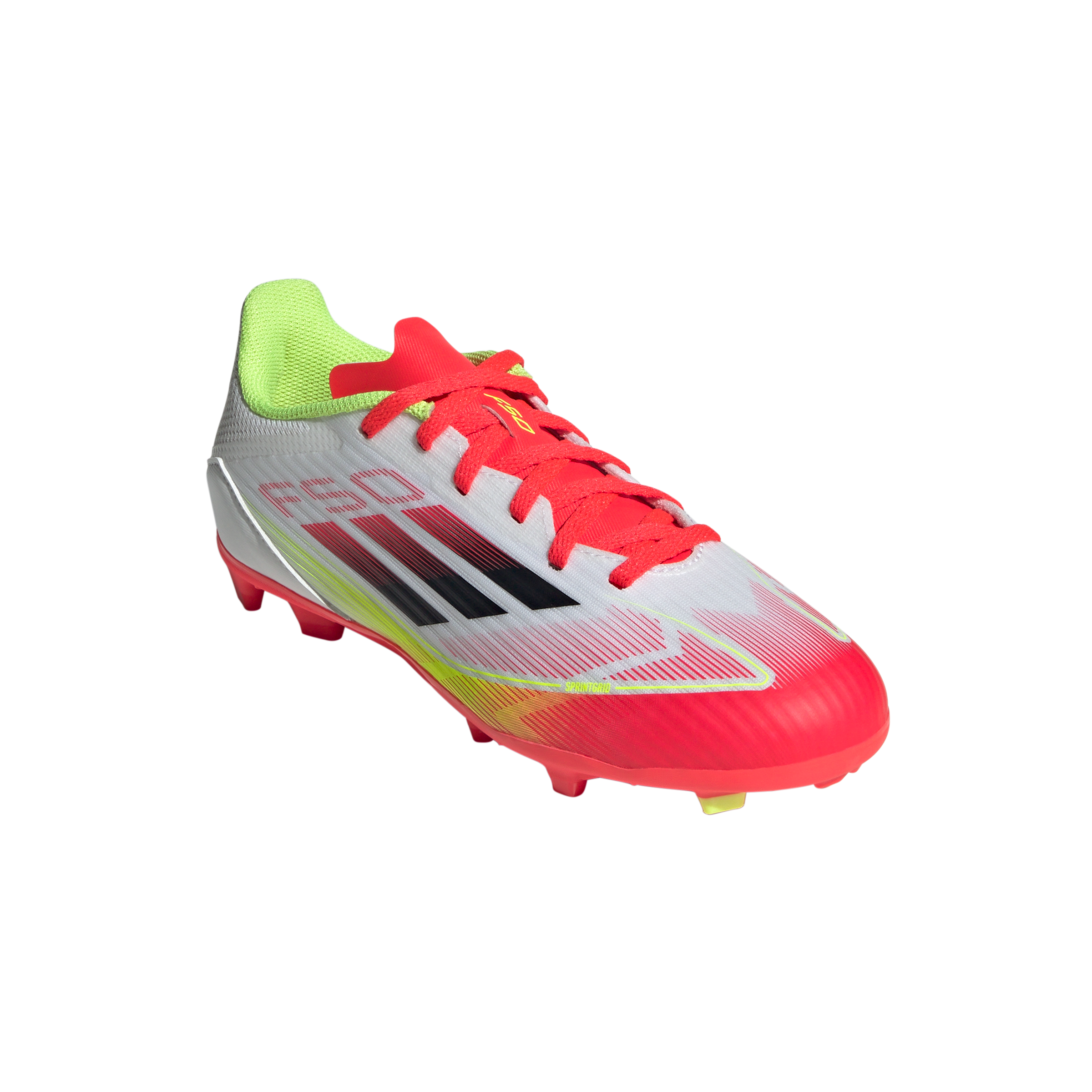 adidas F50 League Firm/Multi-Ground Boots Kids White/Black