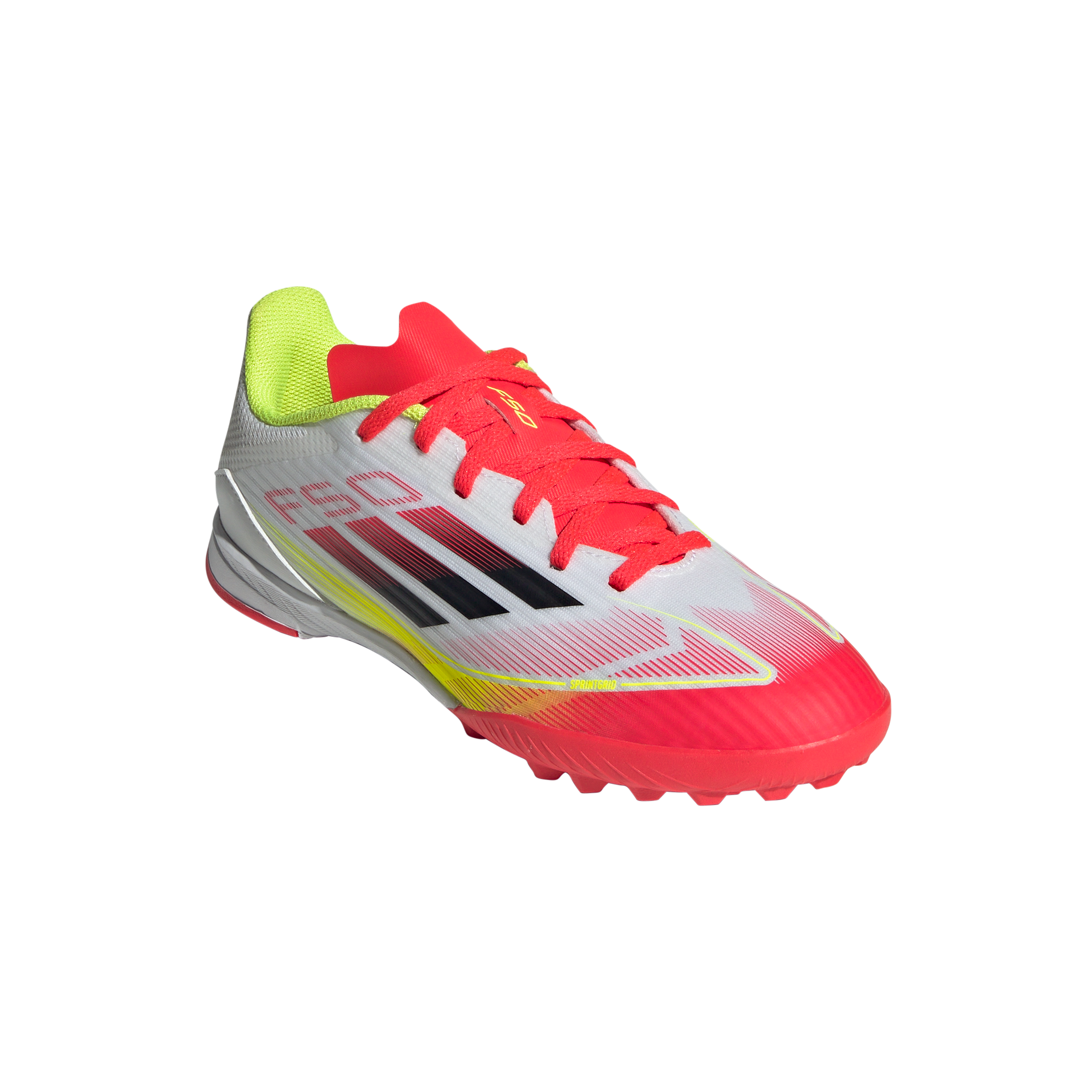 adidas F50 League Turf Boots Kids White/Black