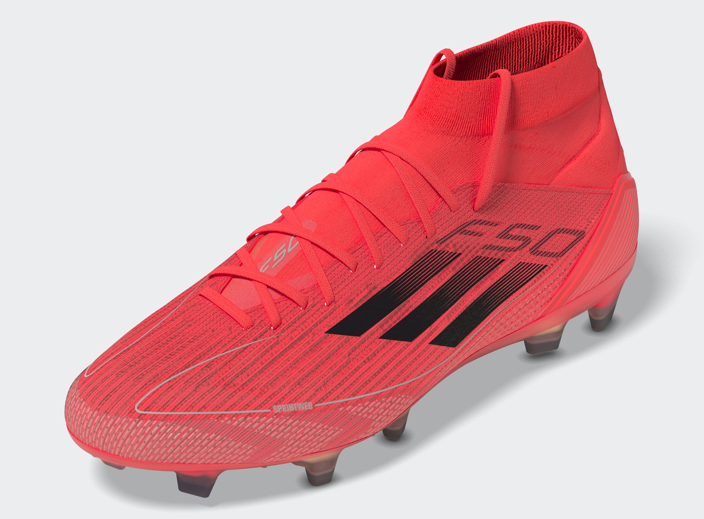 adidas F50 Pro Mid FG para mujer Turbo/Negro