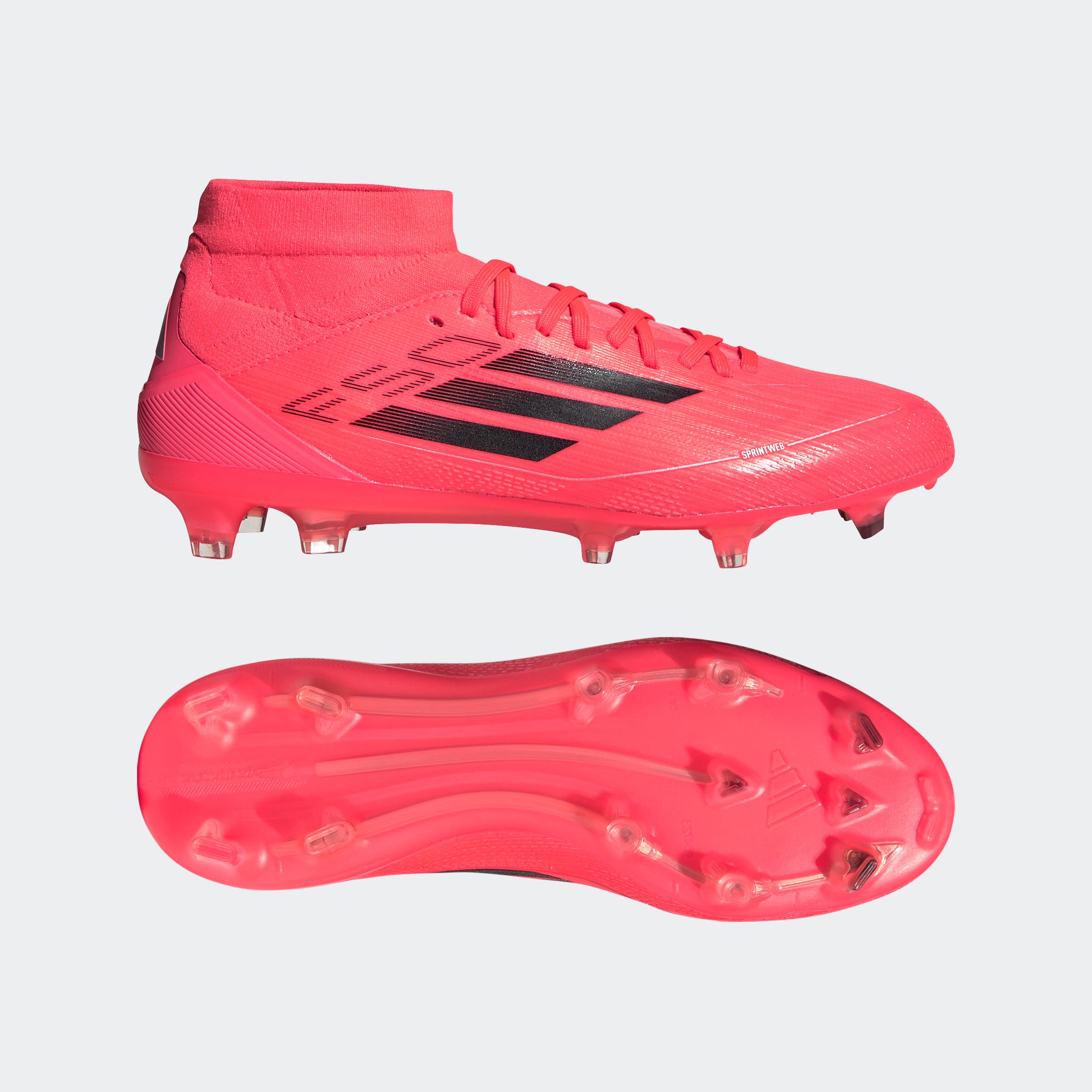 adidas F50 Pro Mid FG para mujer Turbo/Negro