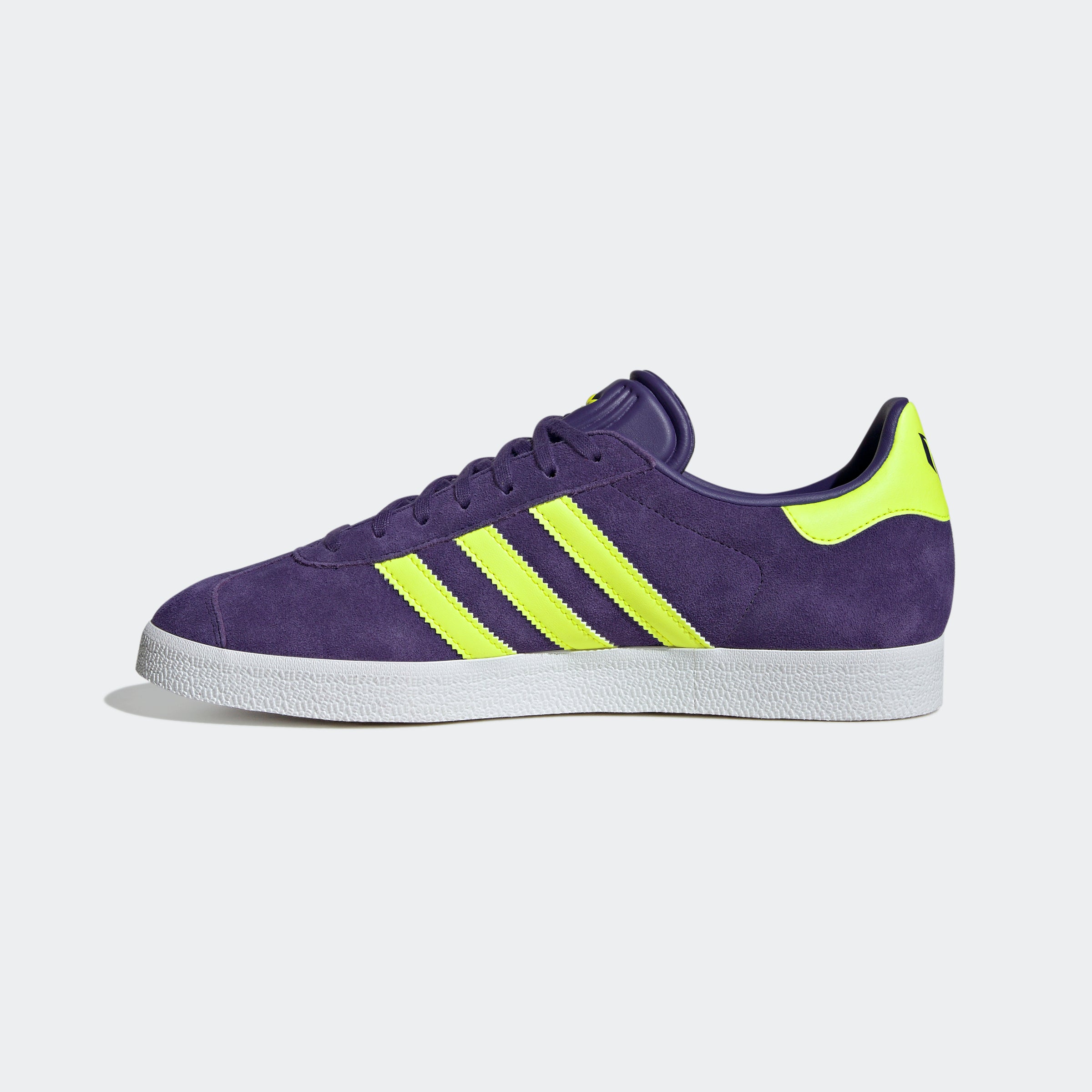 adidas Gazelle Messi Shoes Purple/Lucid Lemon/White