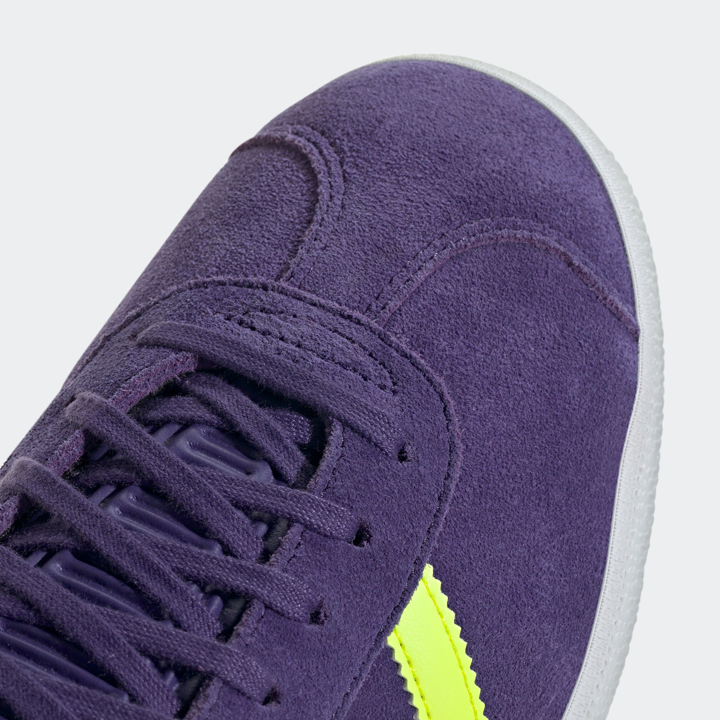 adidas Gazelle Messi Shoes Purple/Lucid Lemon/White