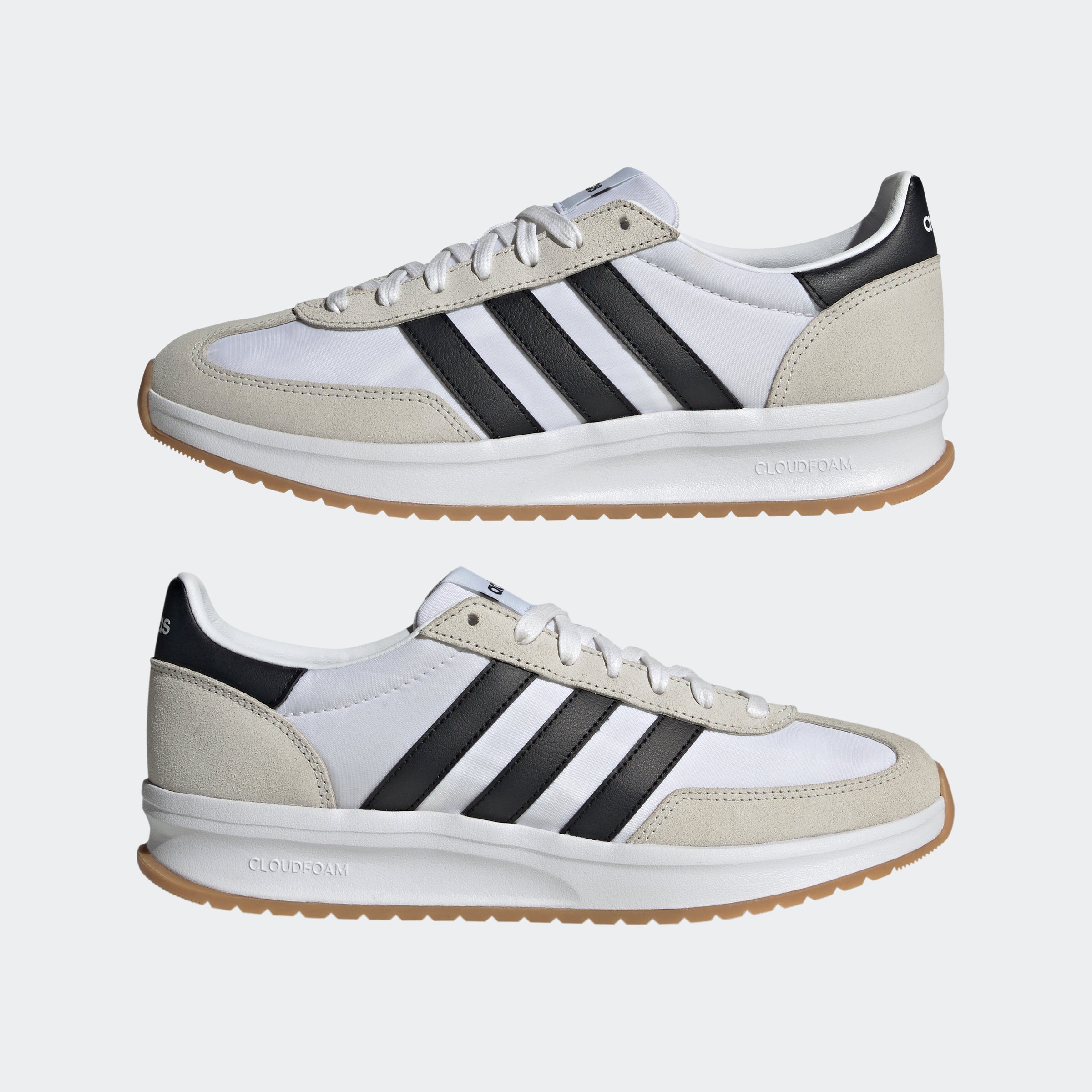 adidas RUN 70s 2.0 Shoes White/Black/Grey