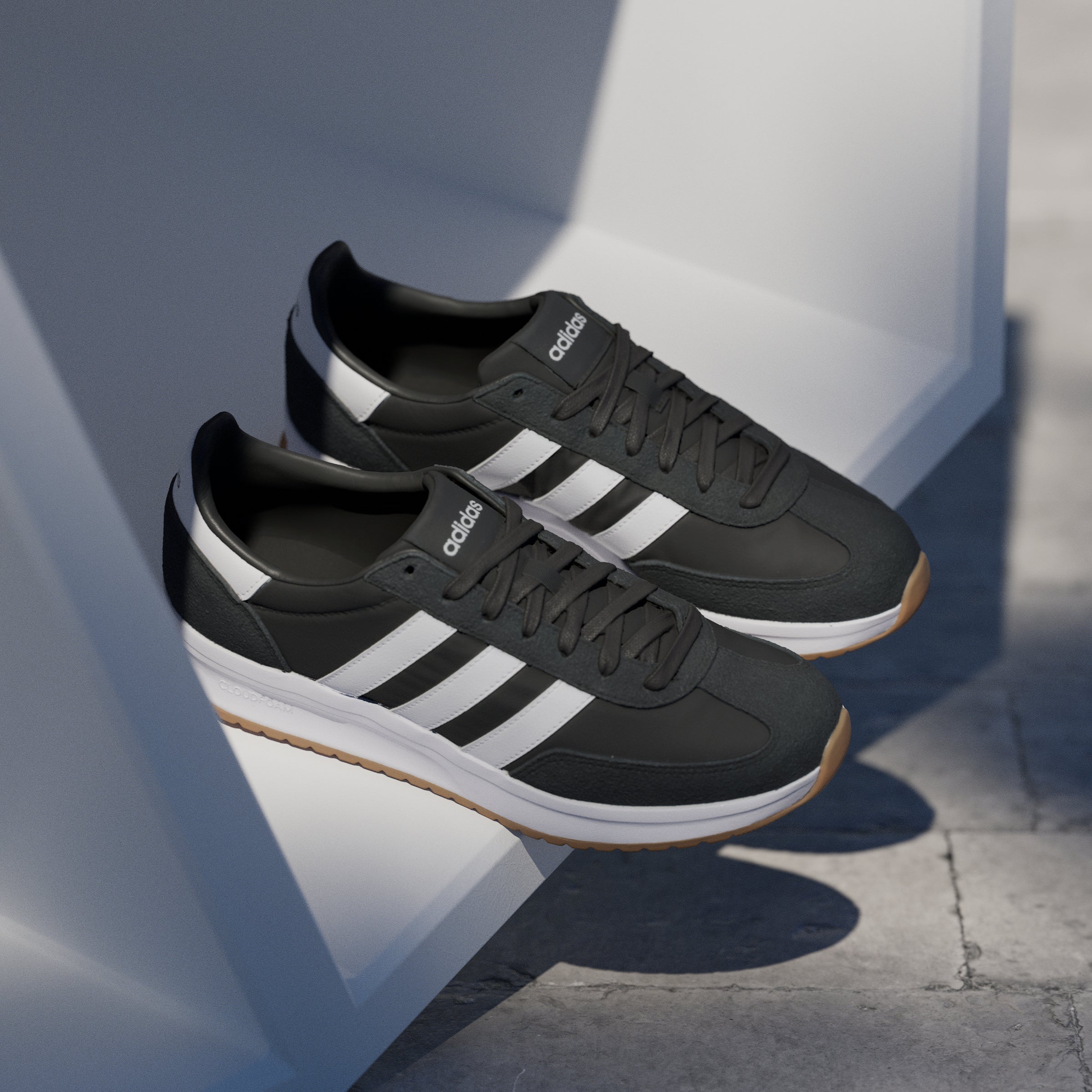 adidas RUN 70s 2.0 Shoes Black/White