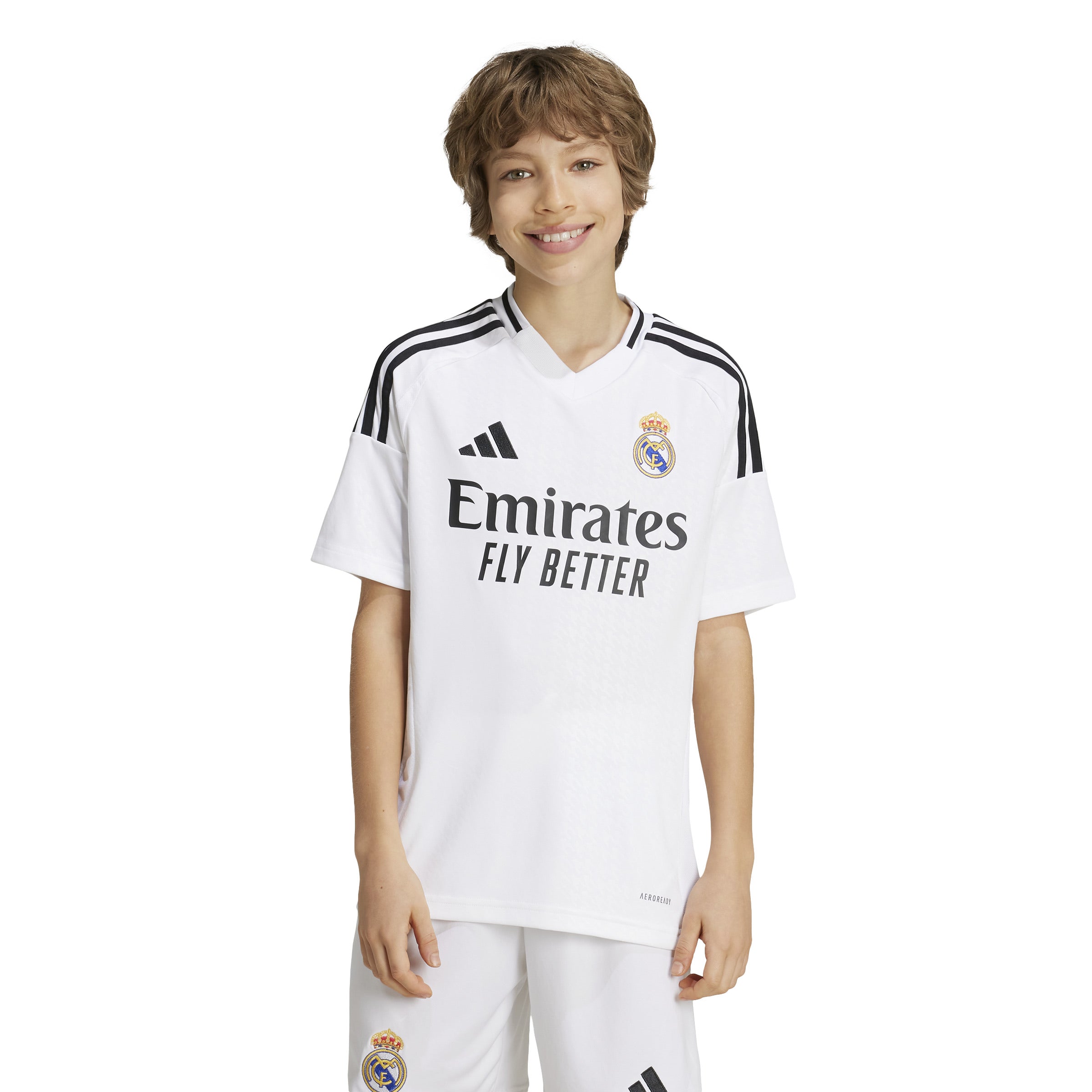 adidas Youth Real Madrid Home Jersey 24/25