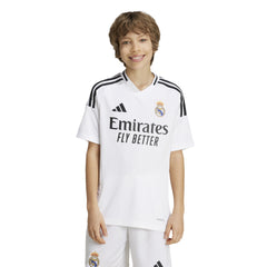 adidas Youth Real Madrid Home Jersey 24/25