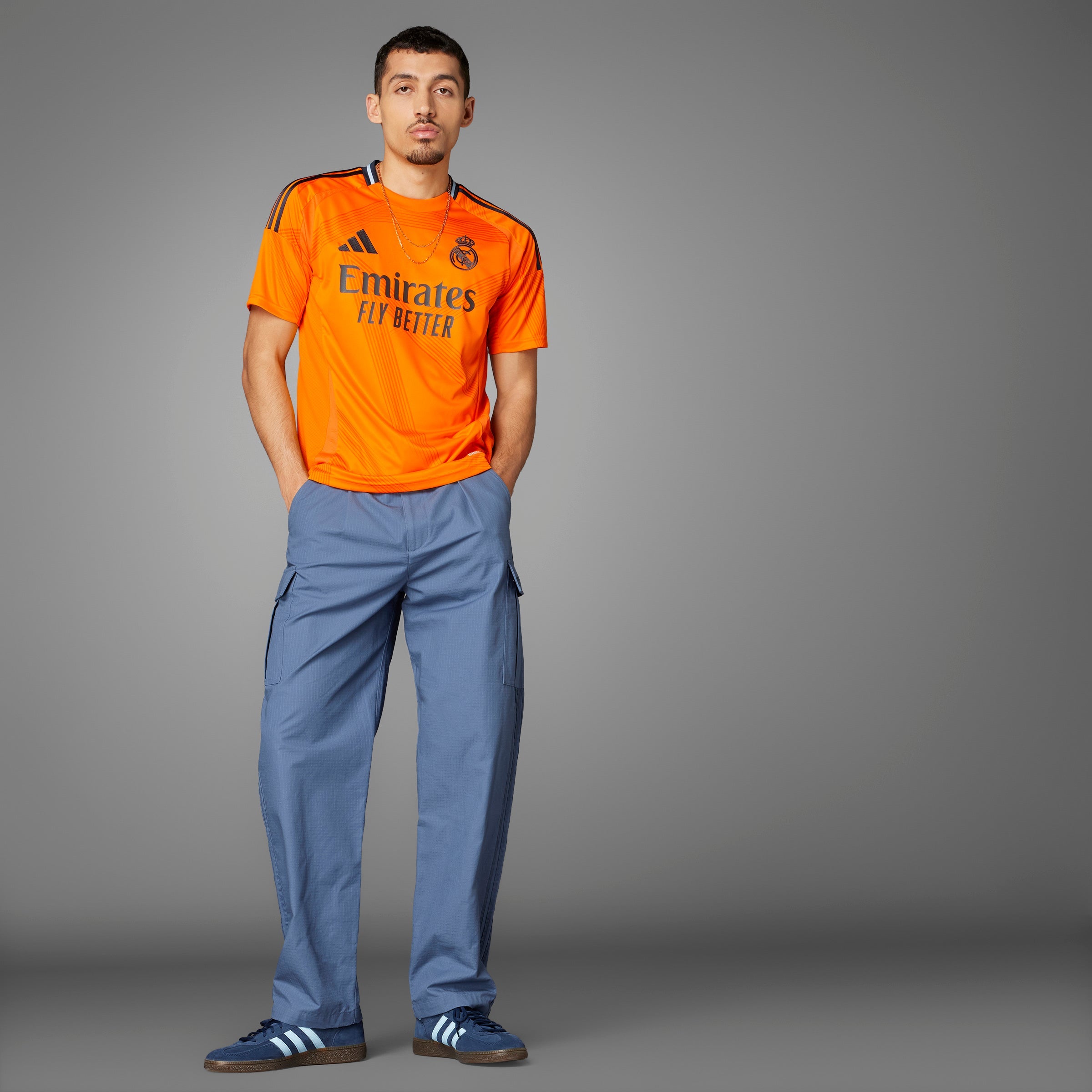 Camiseta de visitante del Real Madrid adidas para hombre 24/25