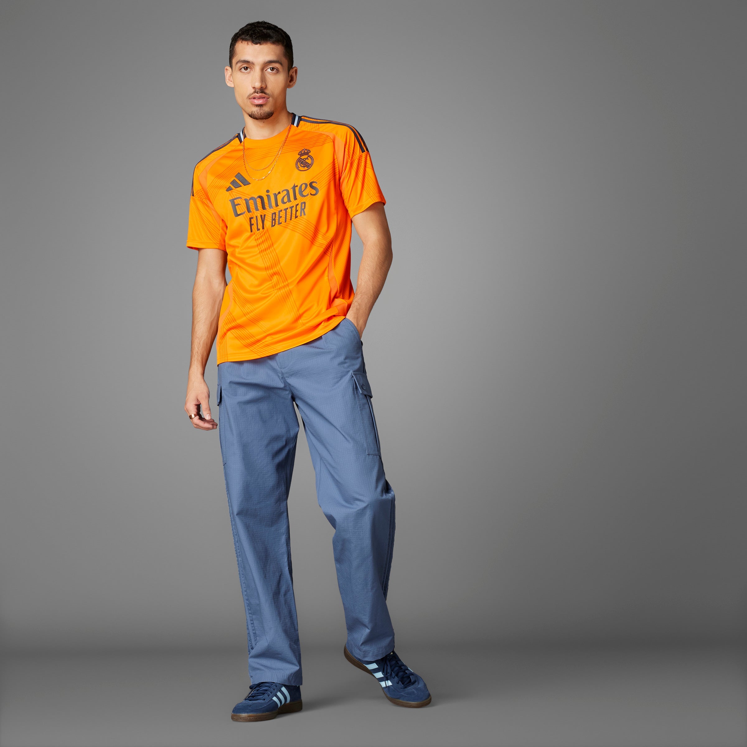 Camiseta de visitante del Real Madrid adidas para hombre 24/25