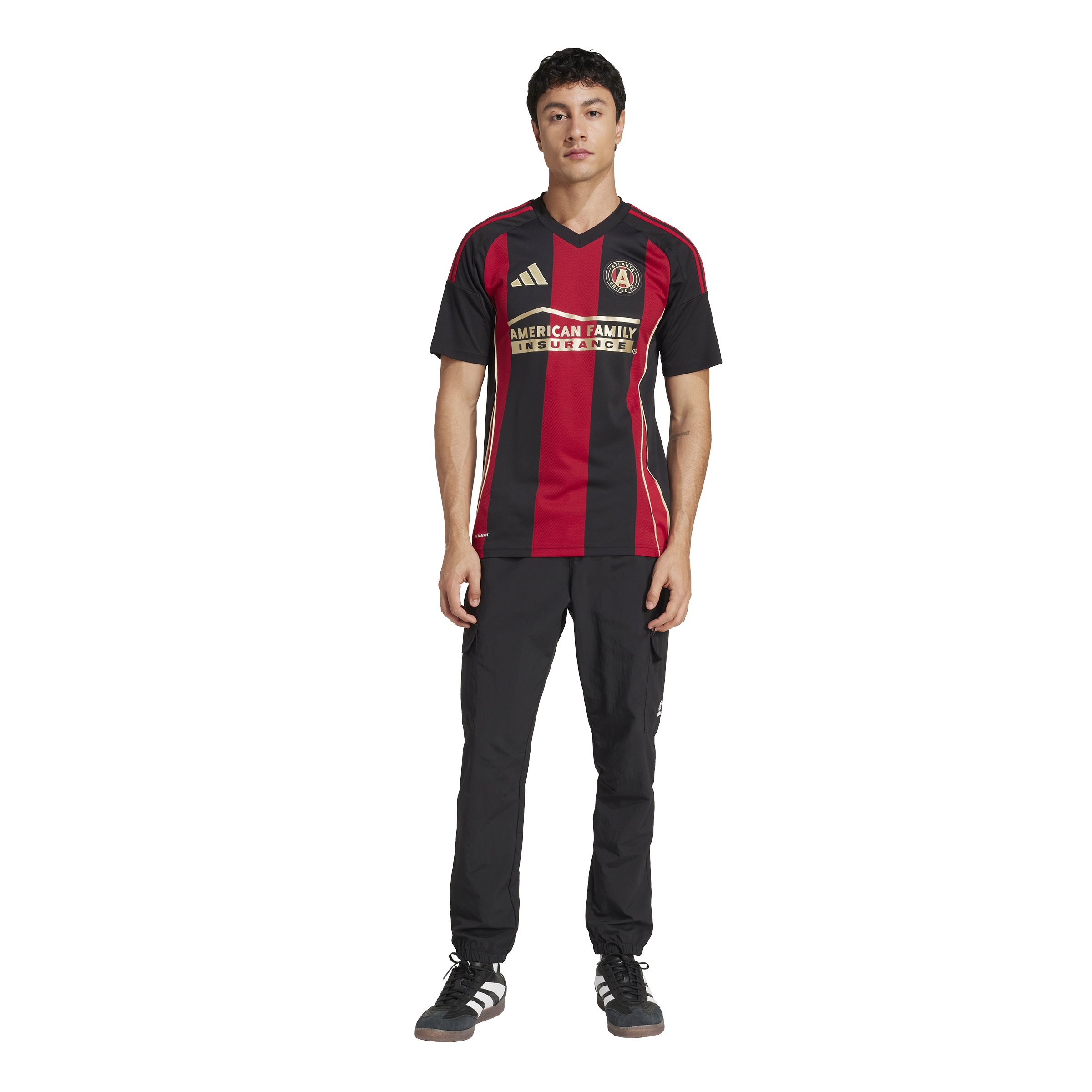 Camiseta local adidas Atlanta United 25 para hombre, color negro