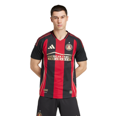 Camiseta adidas de local auténtica del Atlanta United para hombre 25 negra