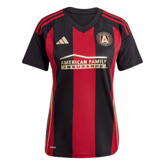 Camiseta local adidas Atlanta United 25 para mujer, color negro