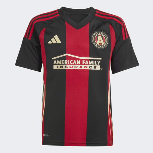 Camiseta local juvenil adidas Atlanta United 25 negra