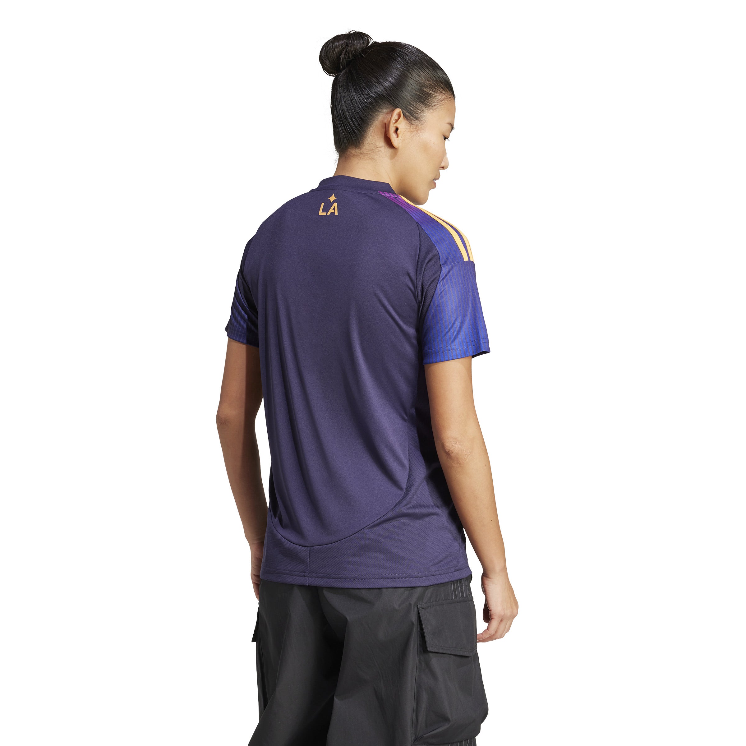 Camiseta de visitante adidas LA Galaxy 25/26 para mujer, color azul