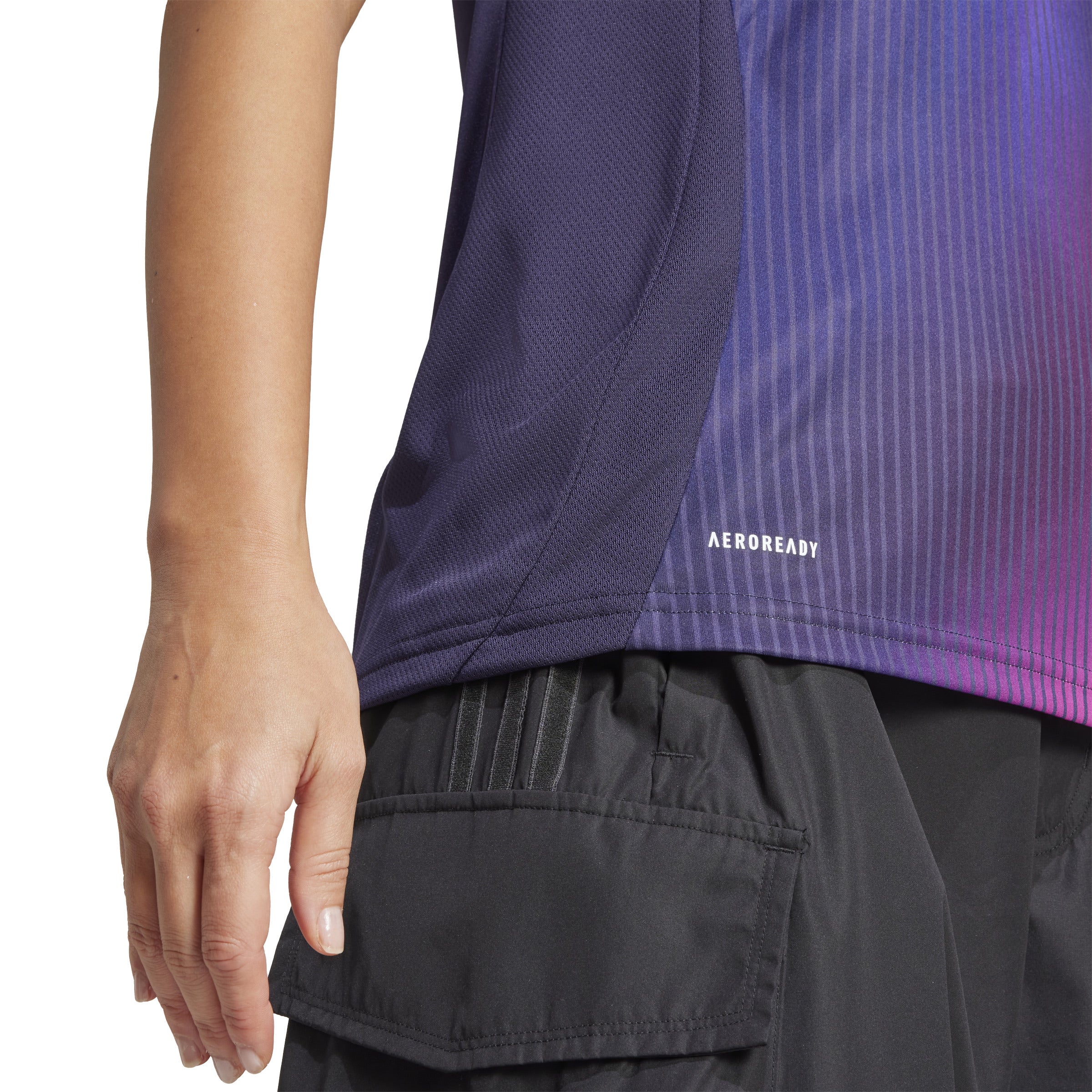 Camiseta de visitante adidas LA Galaxy 25/26 para mujer, color azul