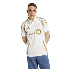 Camiseta visitante adidas Los Angeles FC 25/26 para hombre, color blanco