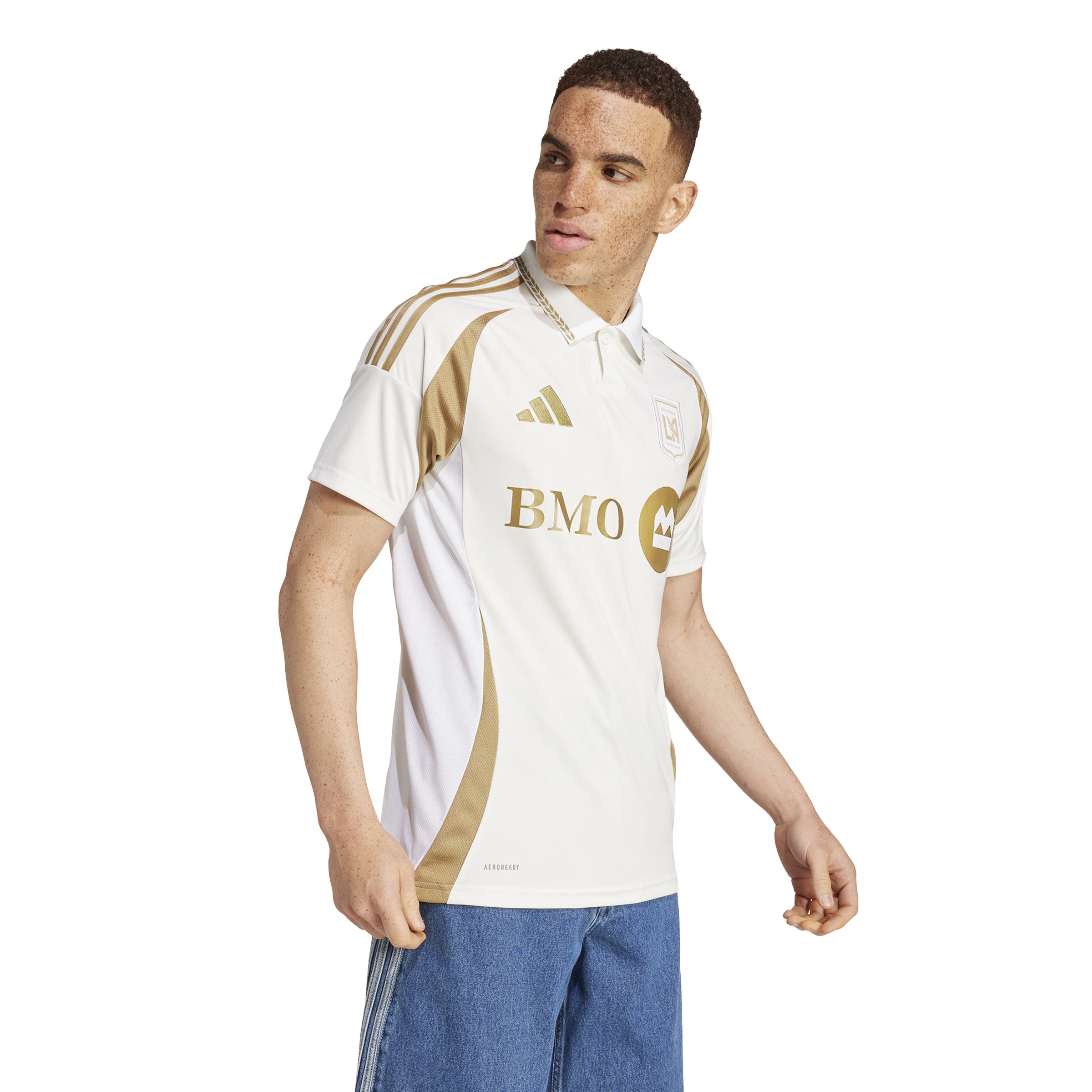 Camiseta visitante adidas Los Angeles FC 25/26 para hombre, color blanco