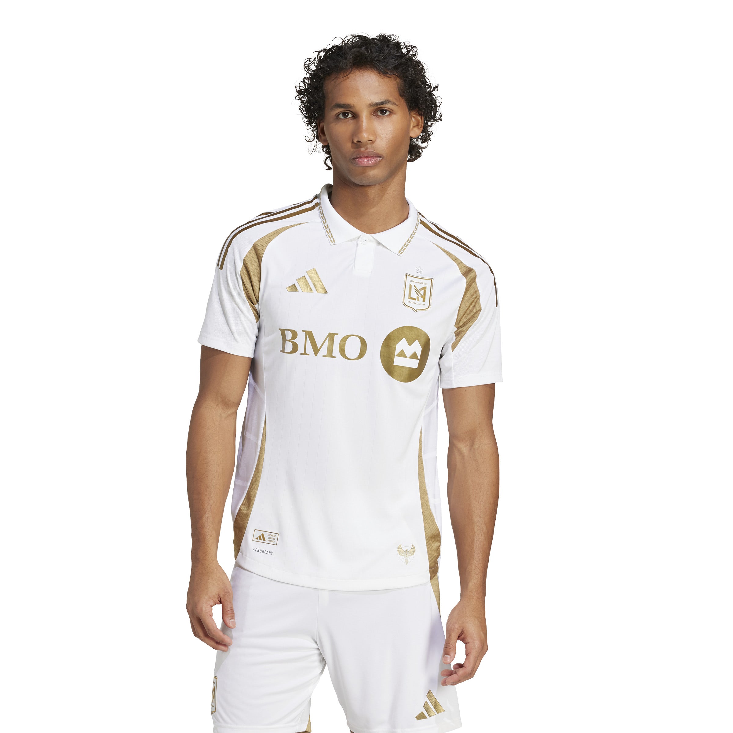 Camiseta de visitante auténtica adidas Los Angeles FC 25/26 para hombre, color blanco