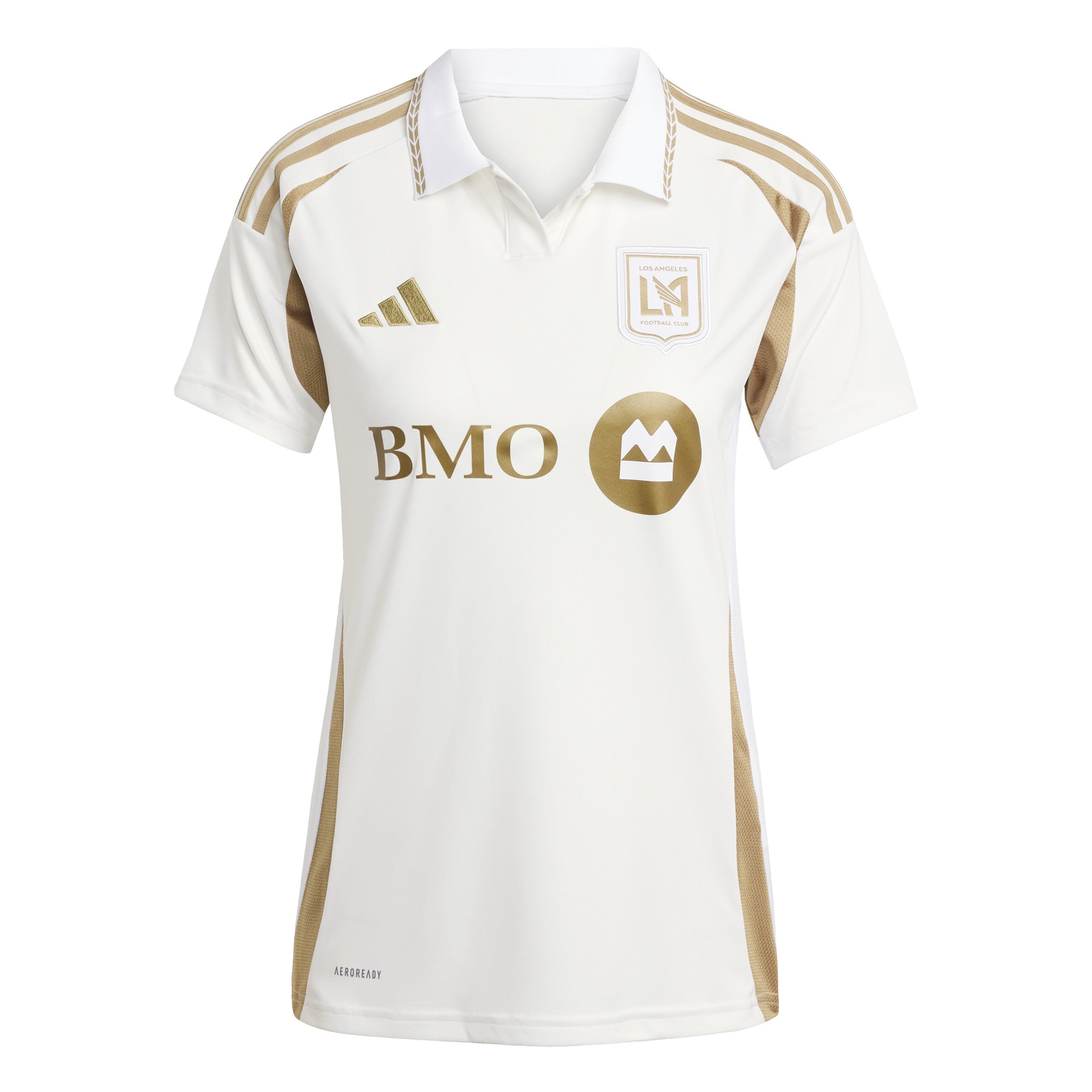 Camiseta de visitante adidas Los Angeles FC para mujer 25/26 blanca