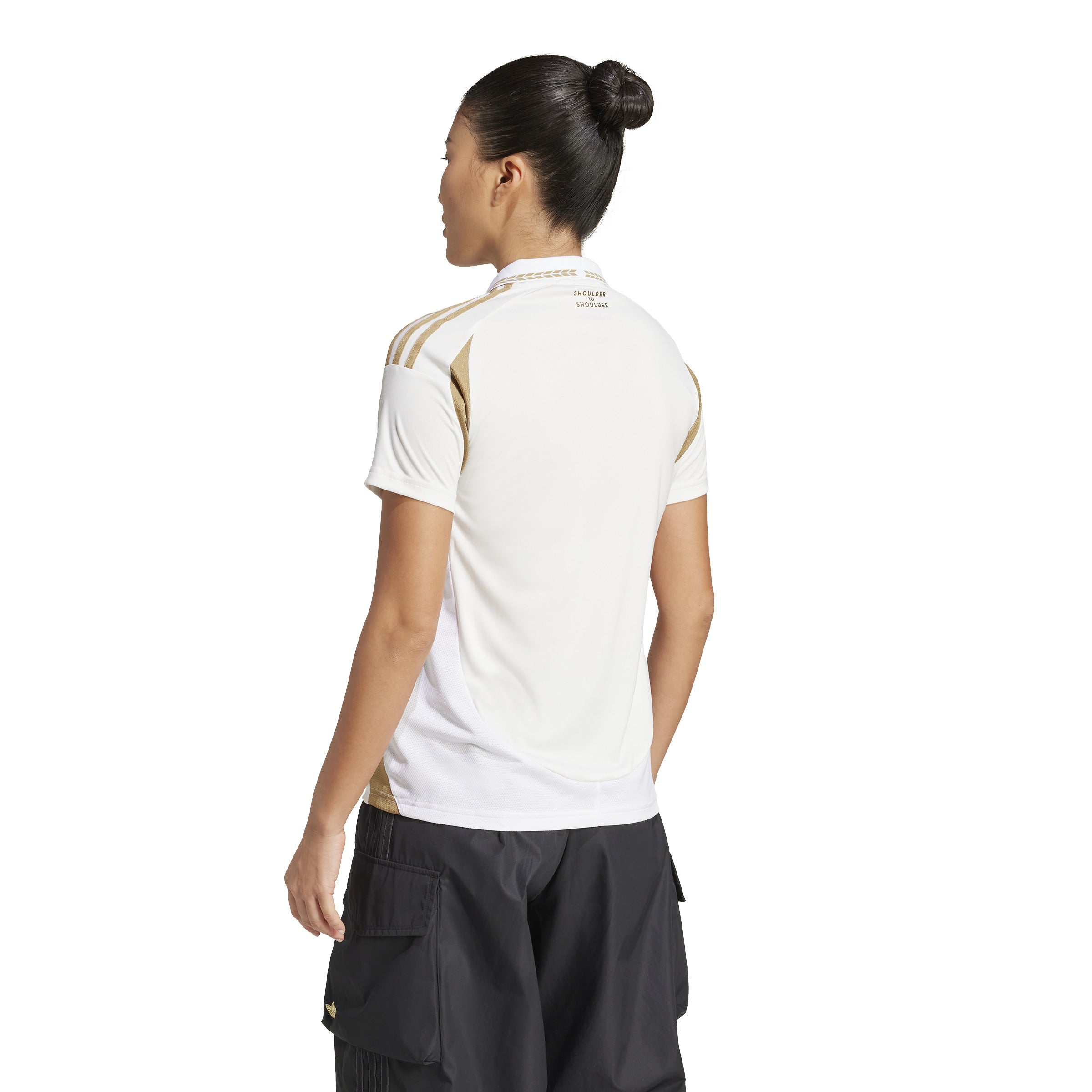 Camiseta de visitante adidas Los Angeles FC para mujer 25/26 blanca