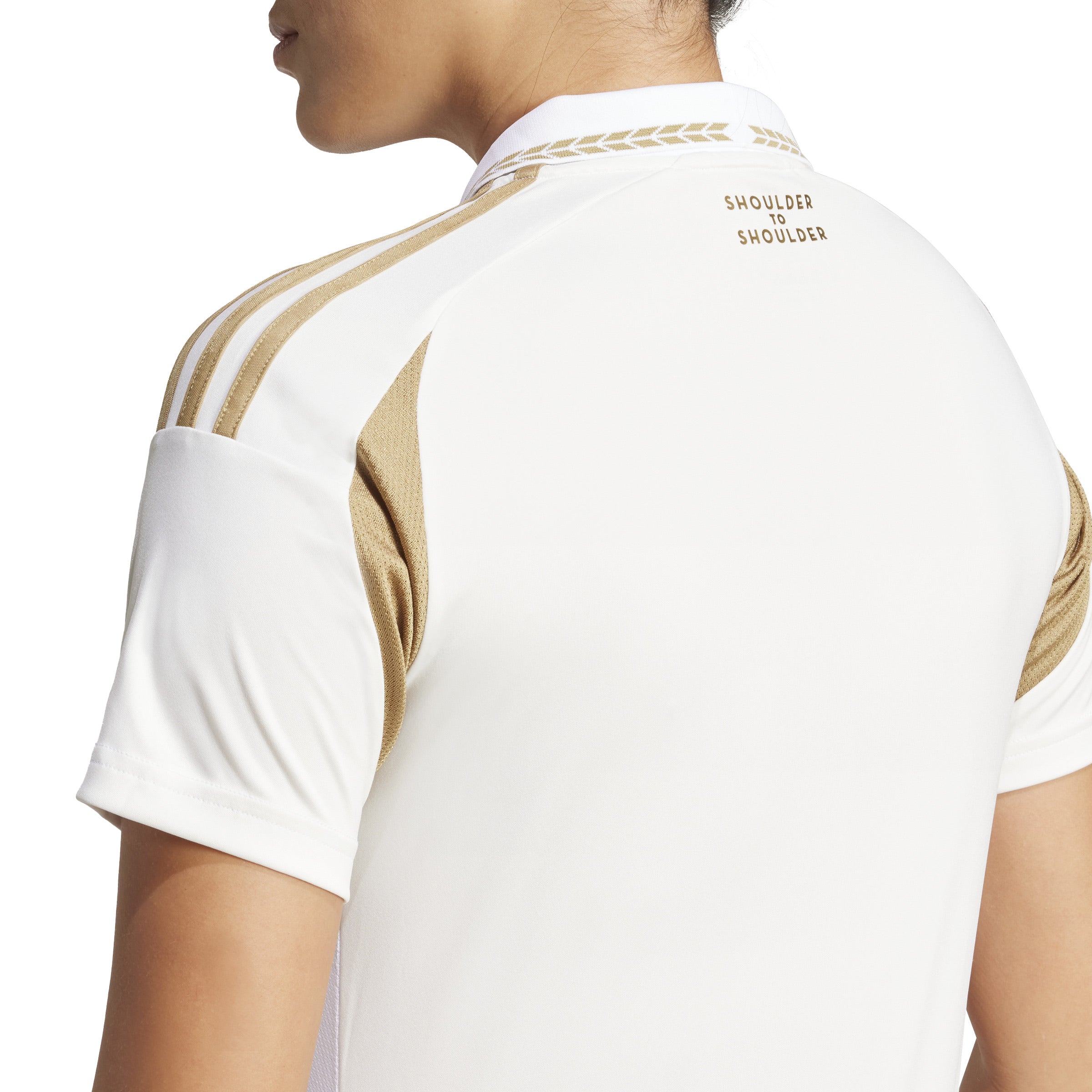 Camiseta de visitante adidas Los Angeles FC para mujer 25/26 blanca