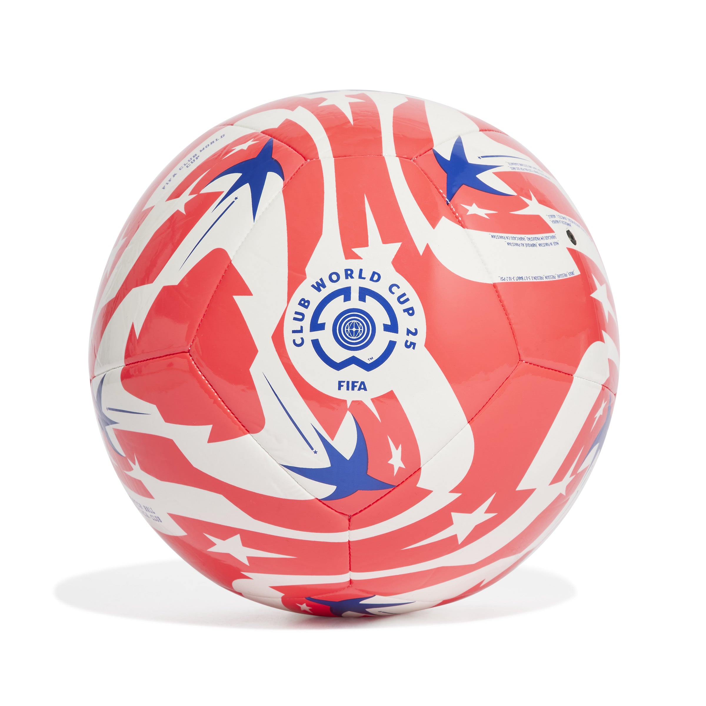 Balón adidas Mundial de Clubes FIFA 25 Blanco/Rojo