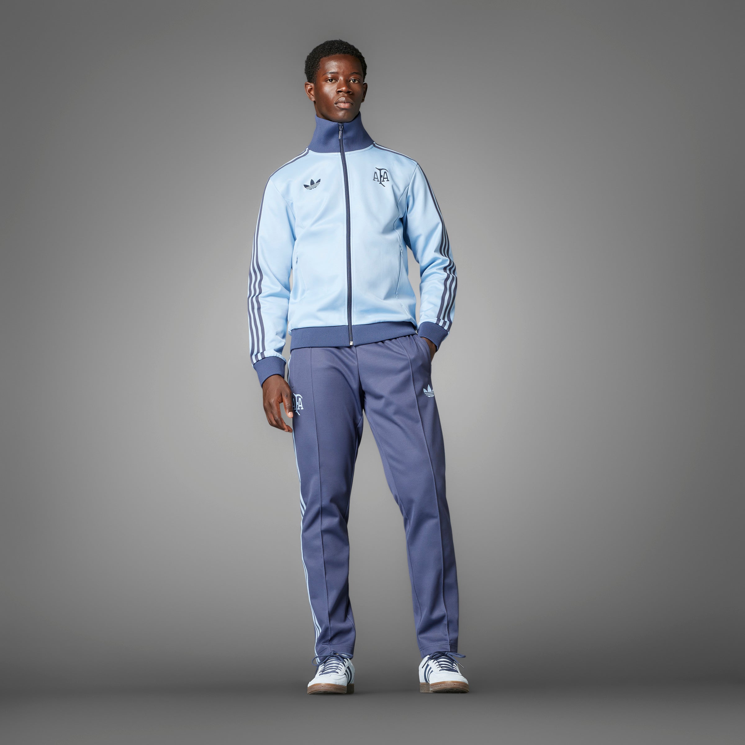 adidas Argentina Anniversary Track Top Jacket Blue Sky