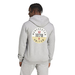 adidas Manchester United VRCT Hoodie Grey