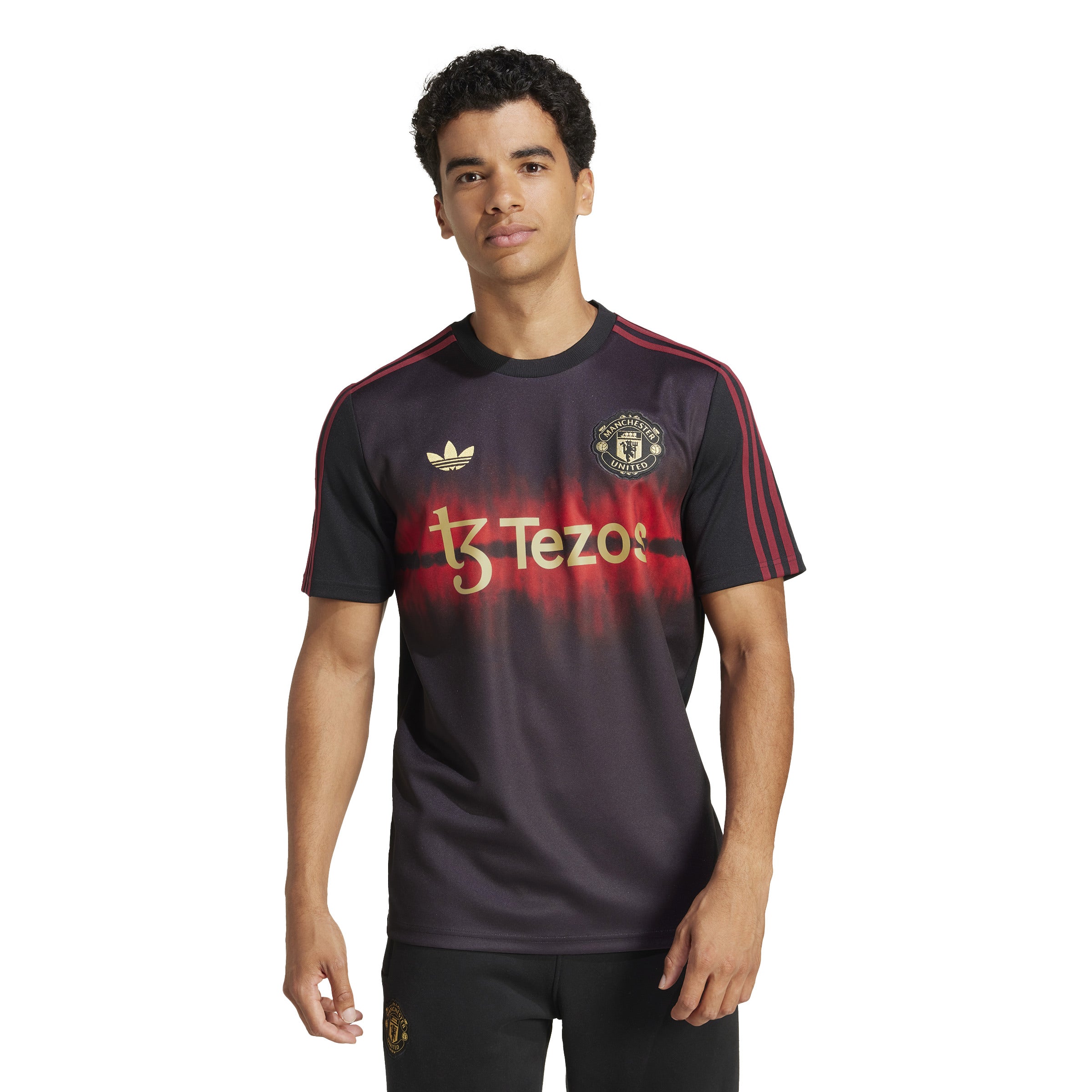 Camiseta adidas del Manchester United CNY 24/25 para hombre, color negro