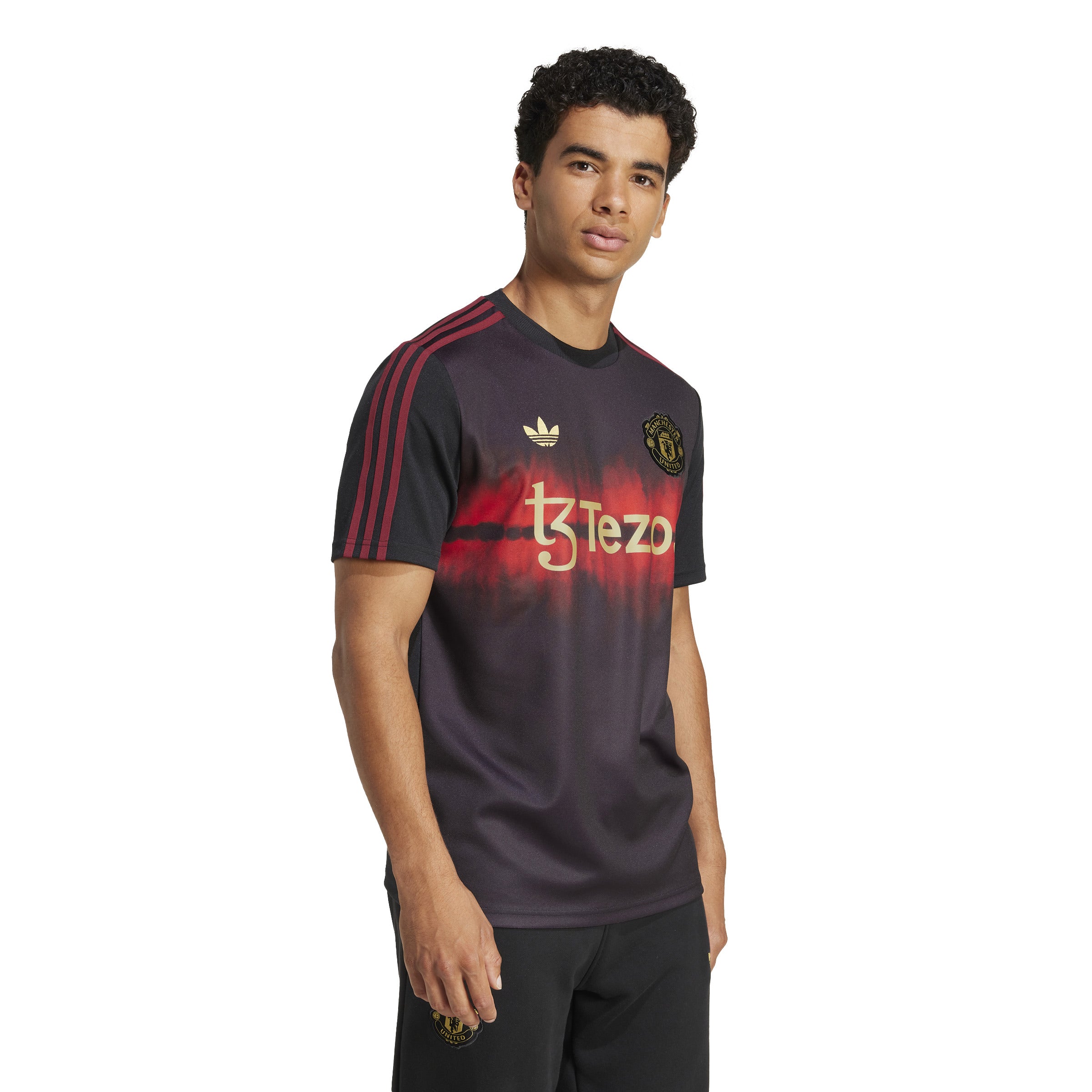 Camiseta adidas del Manchester United CNY 24/25 para hombre, color negro